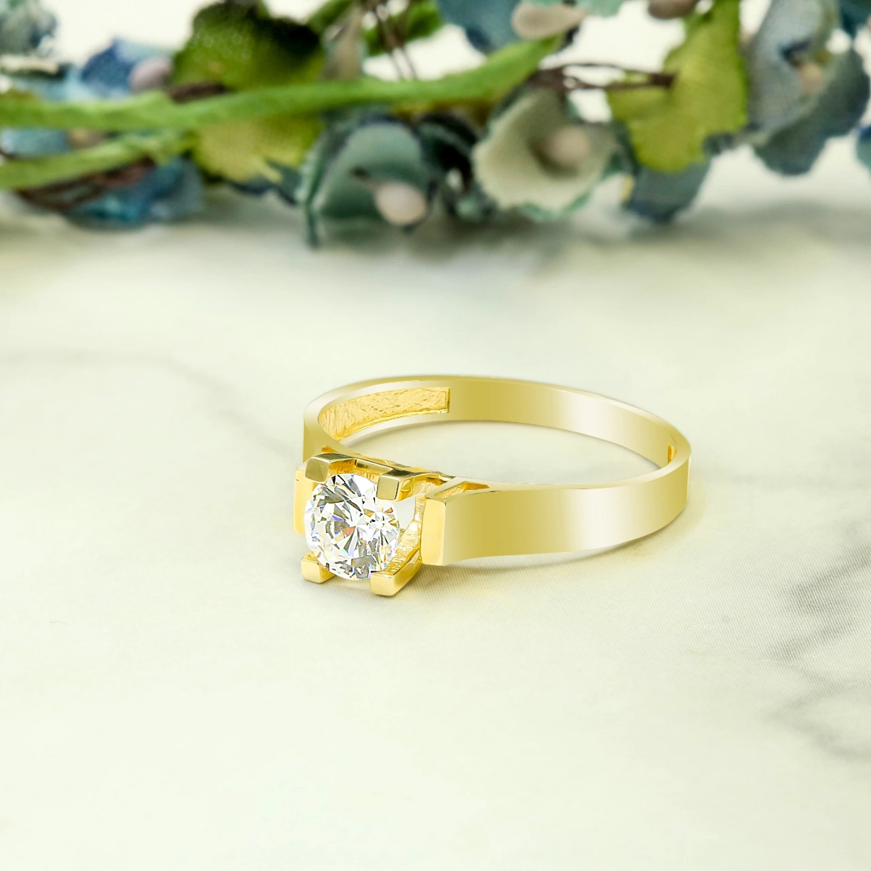 Tektaş 14 Ayar Altın Yüzük