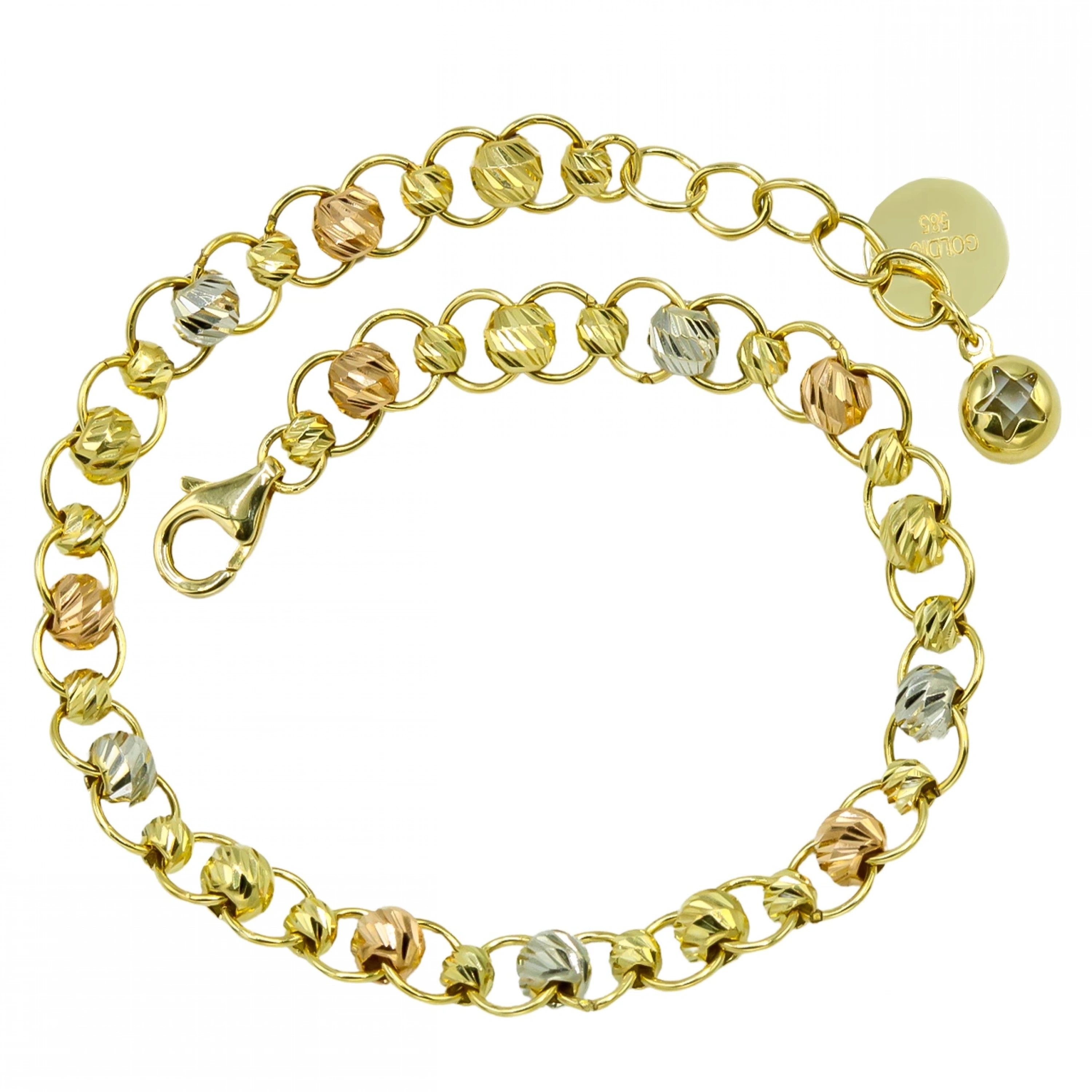 Vintage Dorika 14 Ayar Altın Bileklik