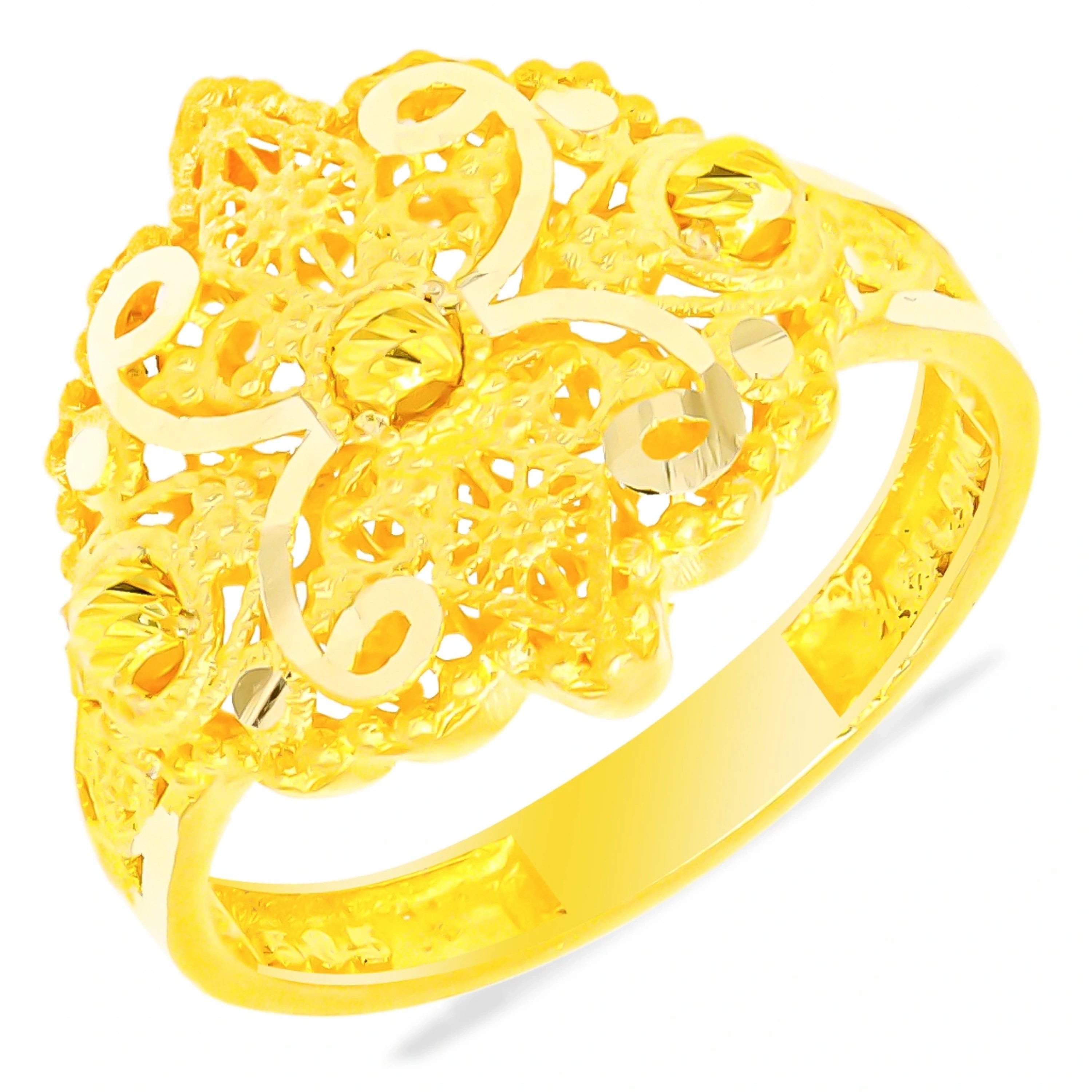 Fantezi Taşsız Model 14 Ayar Altın Yüzük