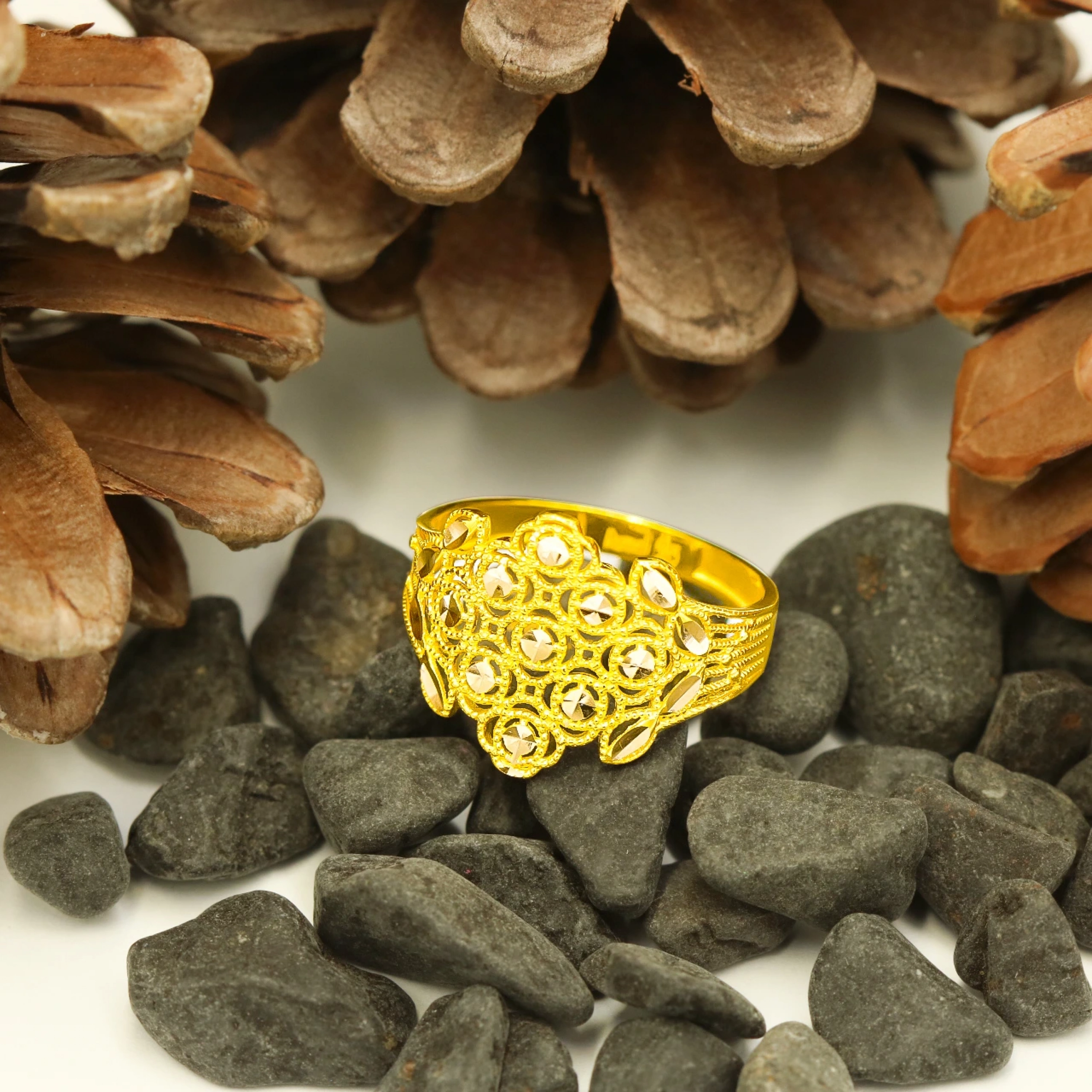 Taşsız Fantezi Model 14 Ayar Altın Yüzük