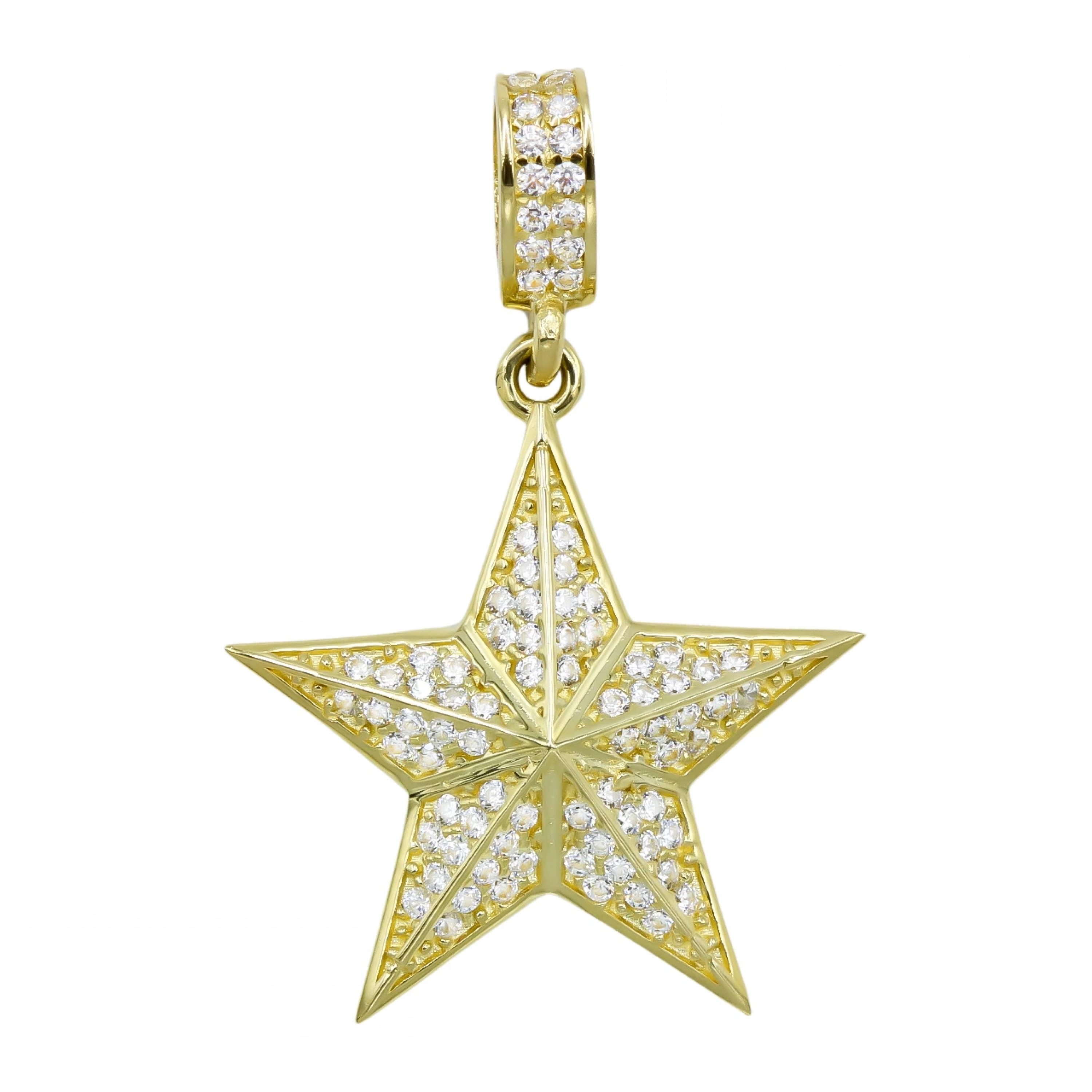 Yıldız 14 Ayar Altın Kolye Ucu