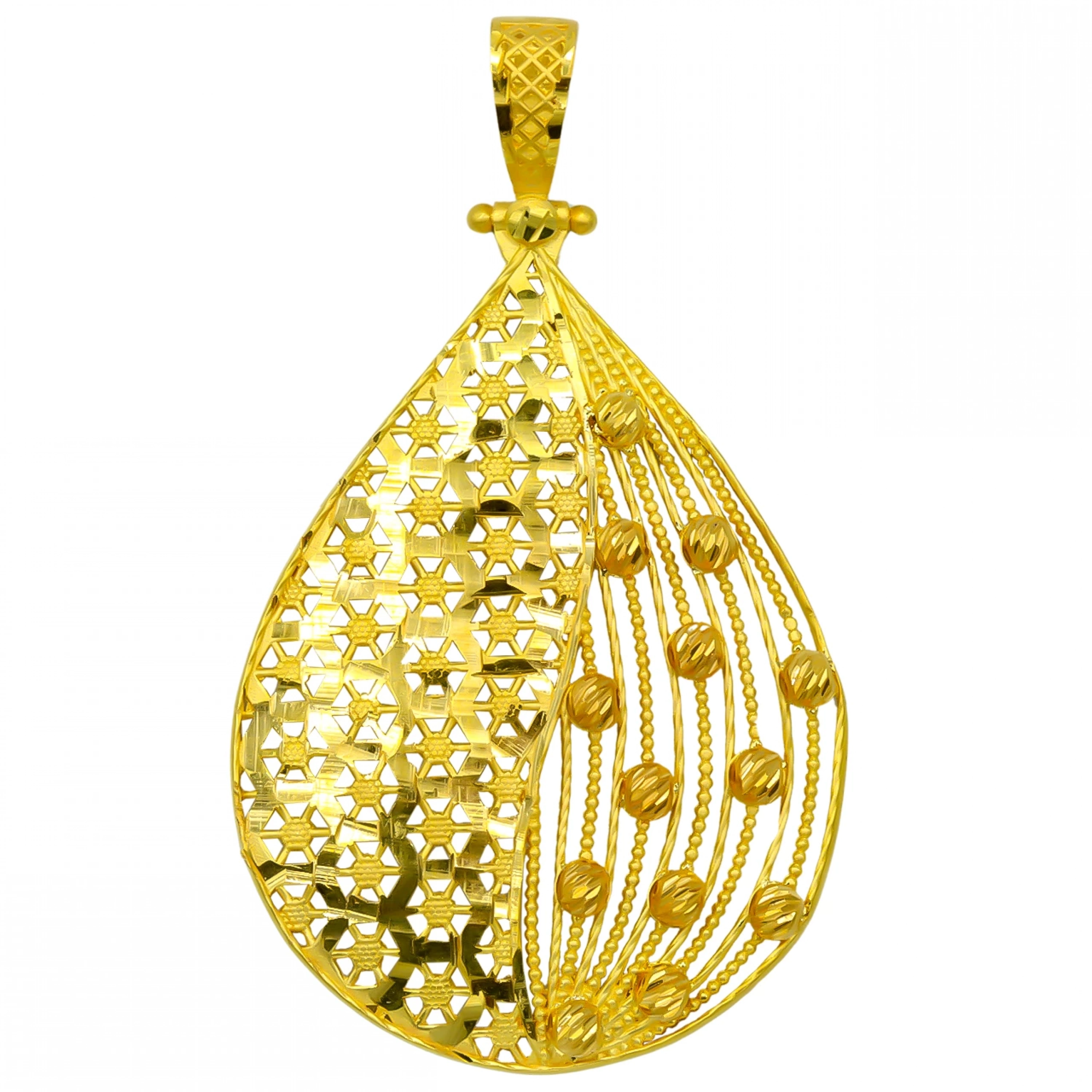 Yıldız Motifli 22 Ayar Altın Kolye Ucu