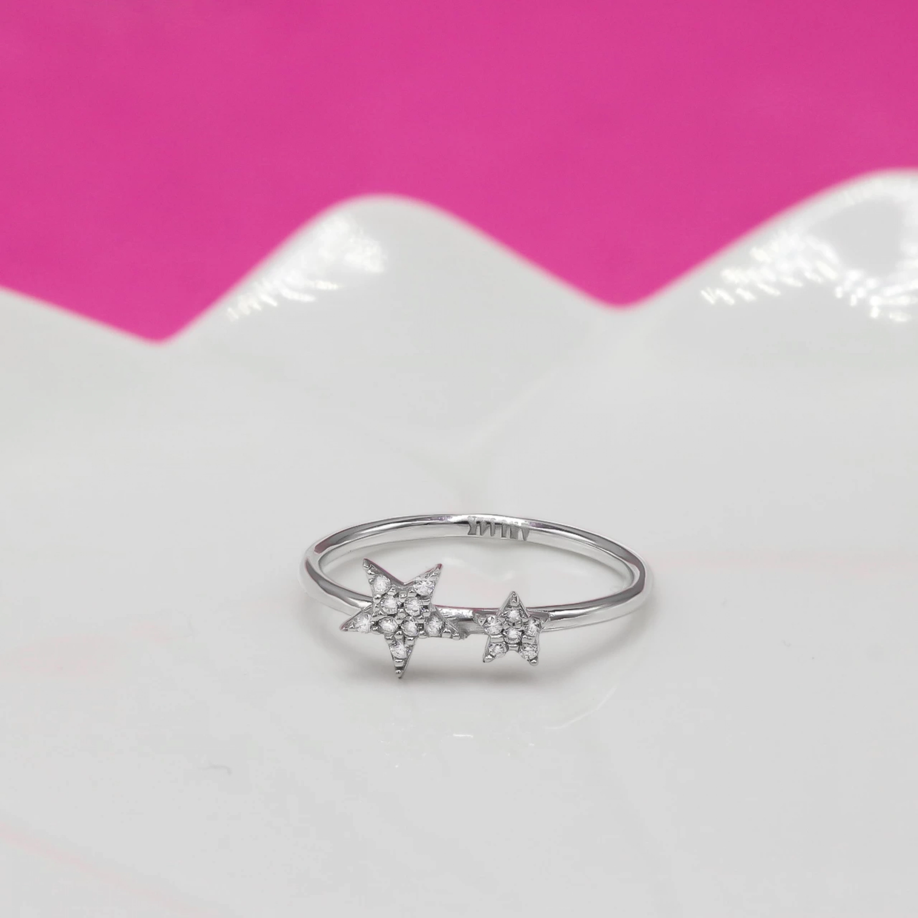 Yıldızlı 14 Ayar Altın Yüzük