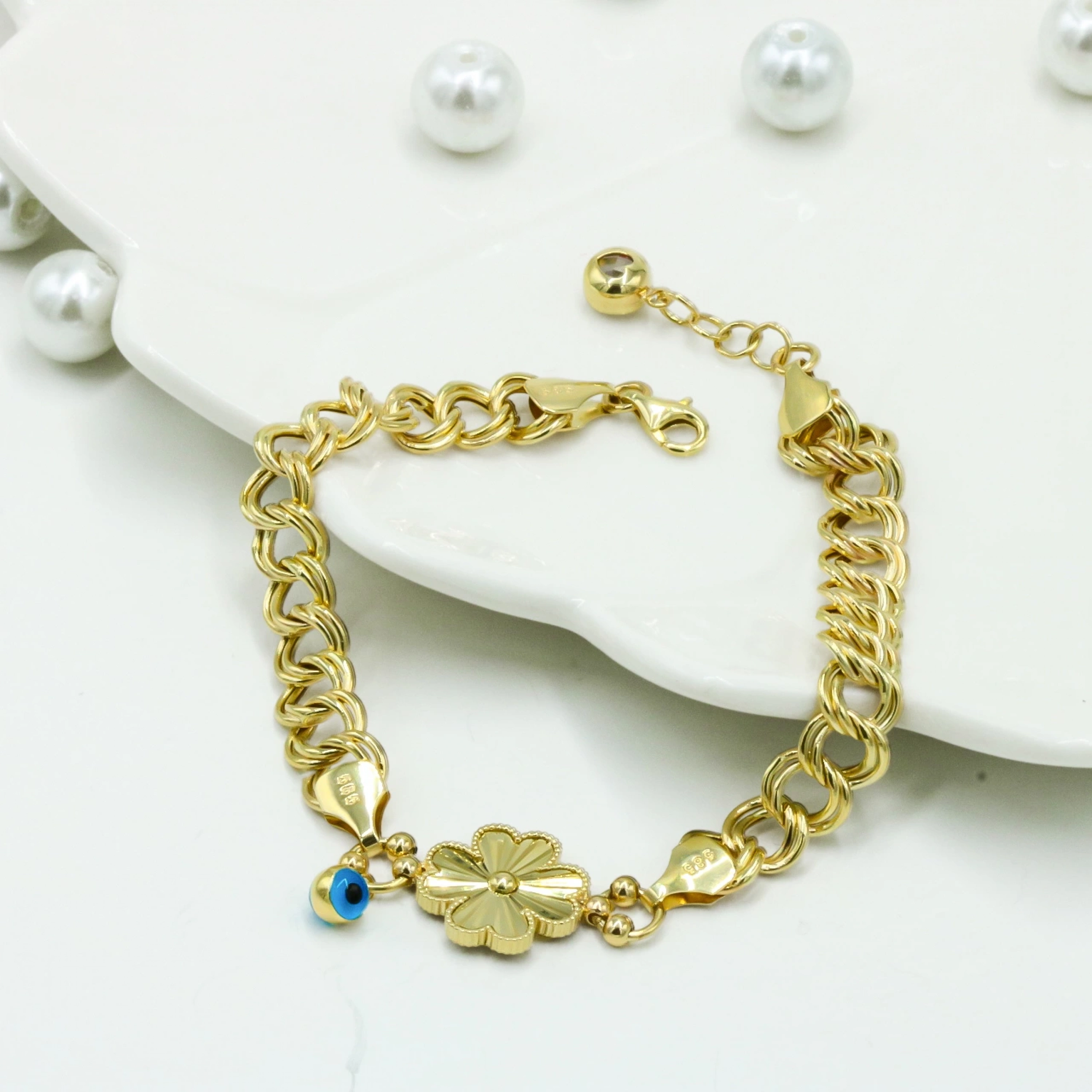 Yonca Samanyolu14 Ayar Altın Bileklik