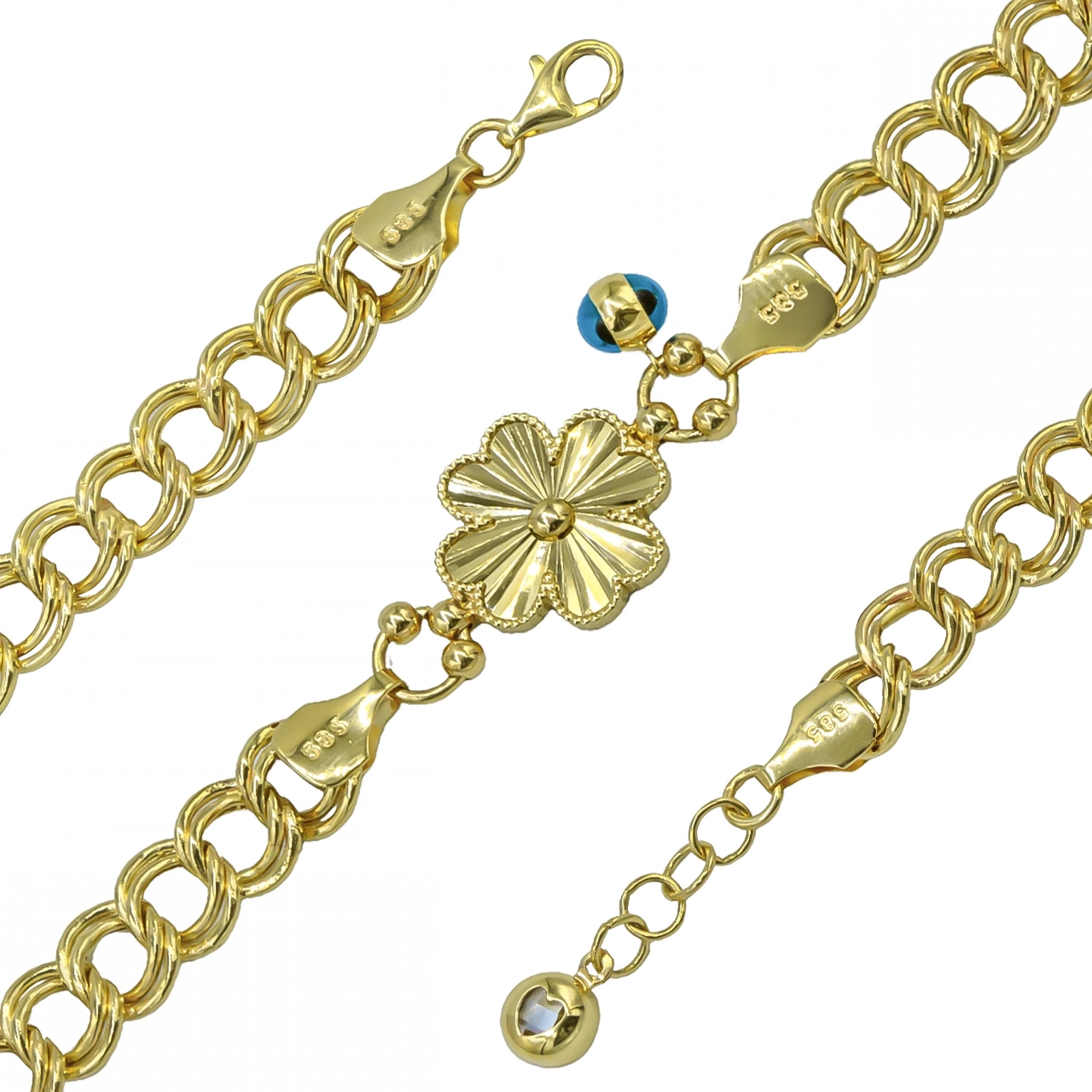 Yonca Samanyolu14 Ayar Altın Bileklik