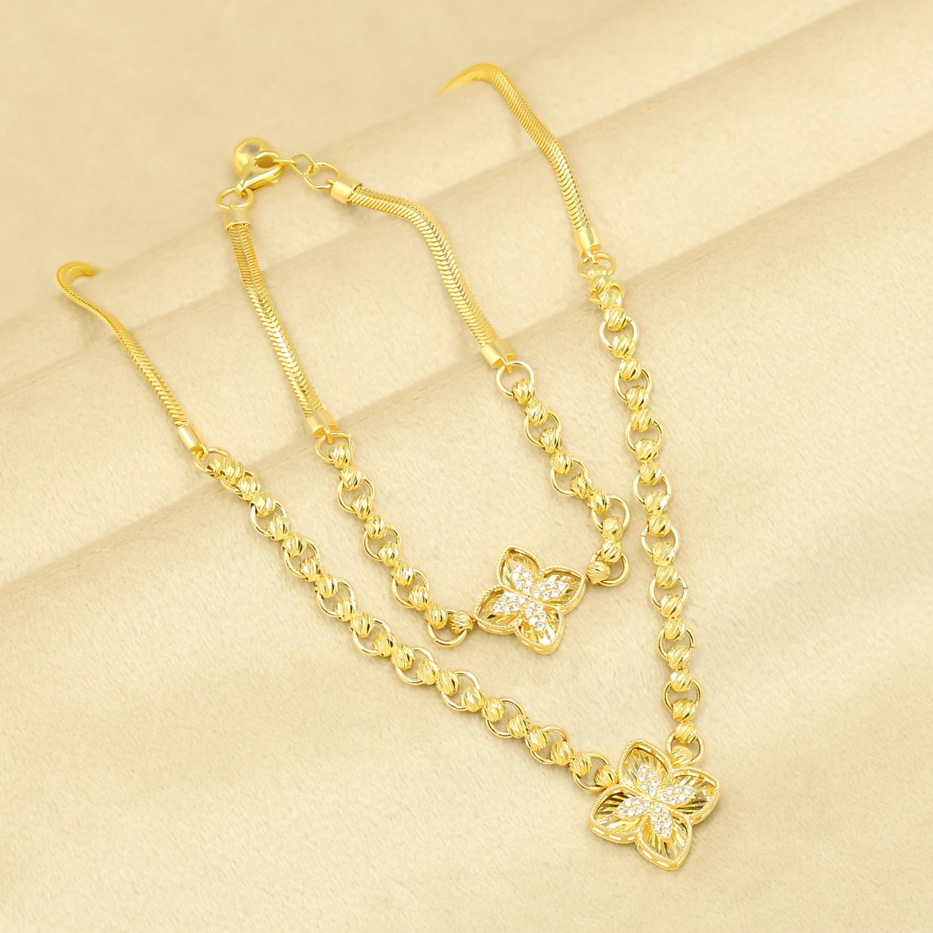 Dorika 14 Ayar Altın Mini Set