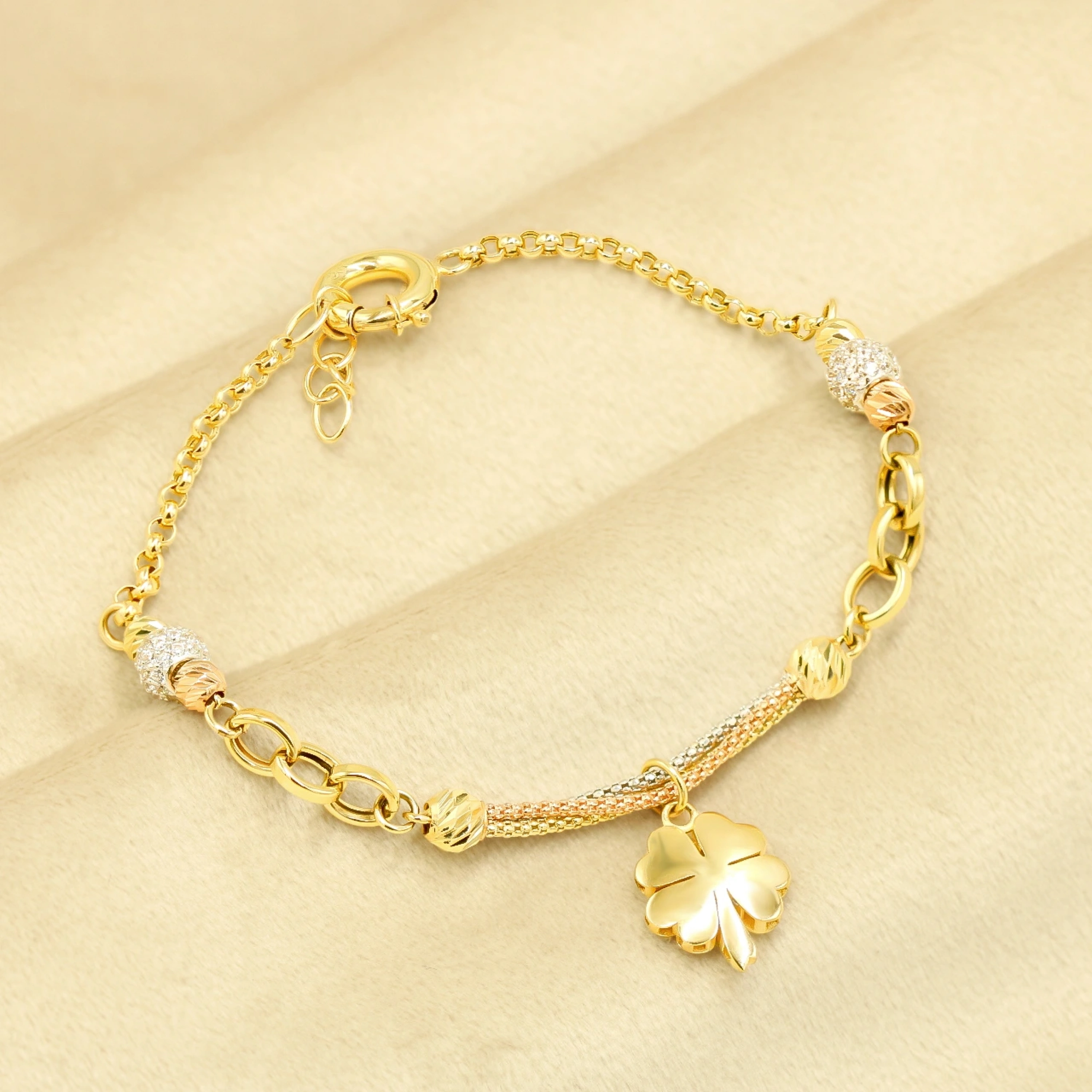 Yoncalı 14 Ayar Altın Mini Set