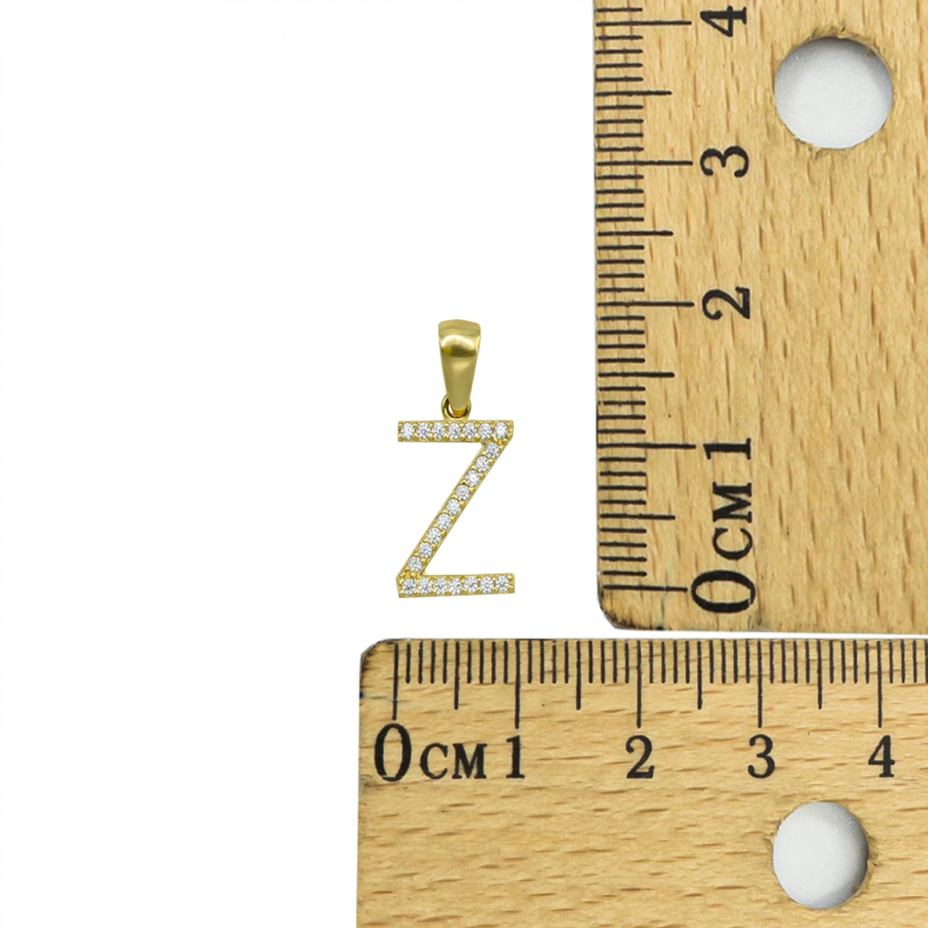 Z Harfi 14 Ayar Altın Kolye Ucu