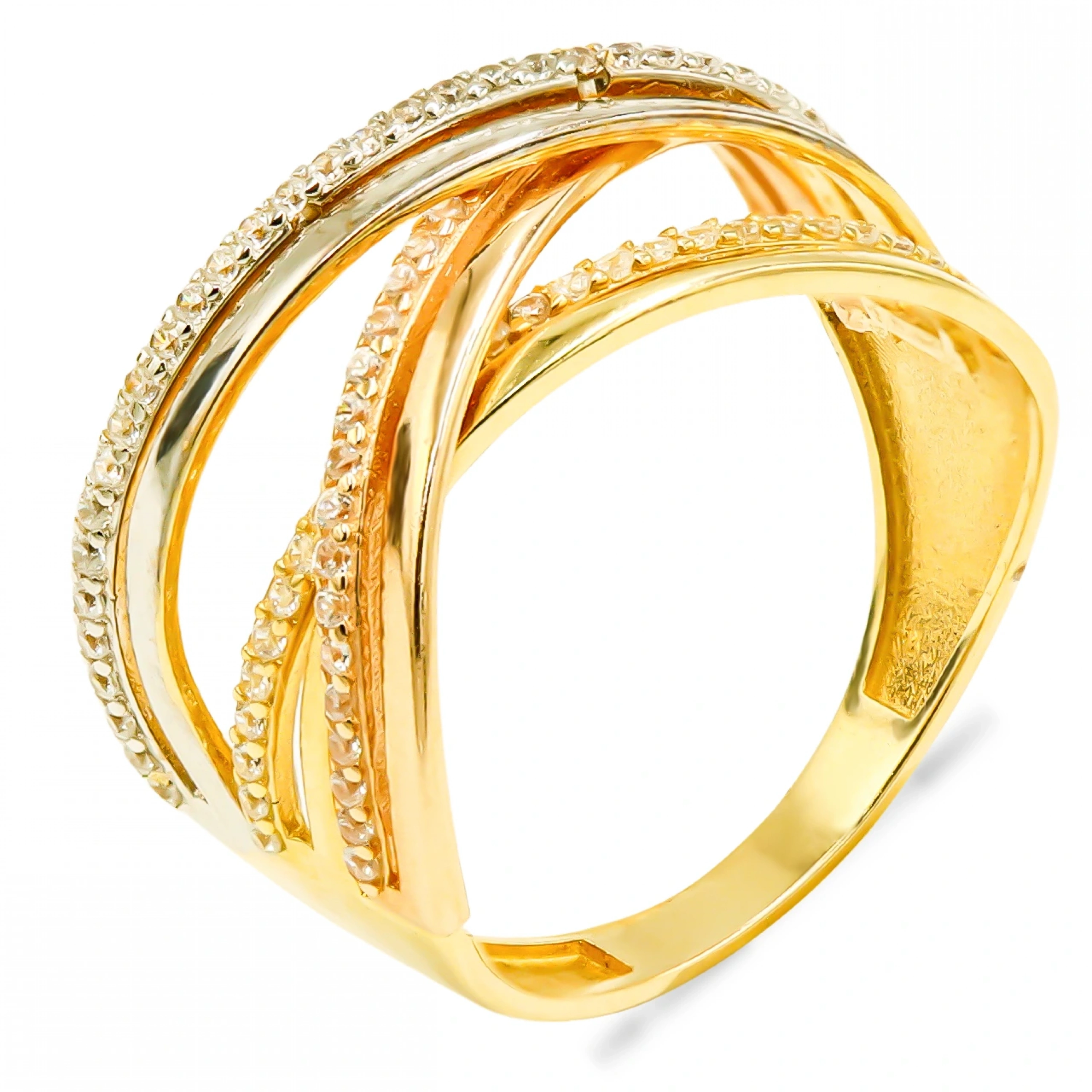 Renkli Olimpiyat 14 Ayar Altın Yüzük