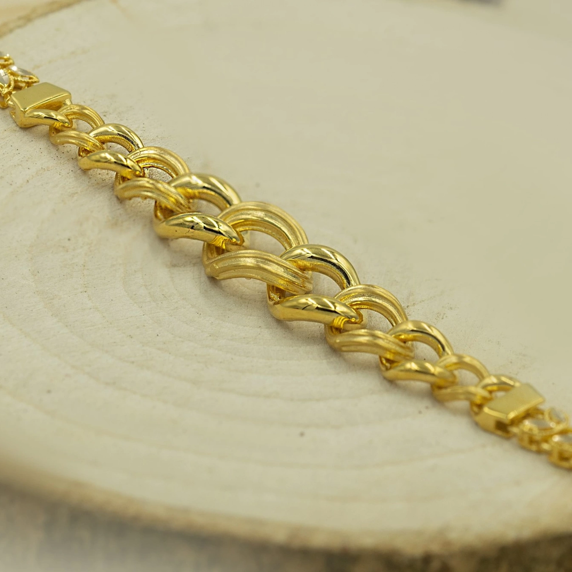 Pullu Gurmet 14 Ayar Bileklik