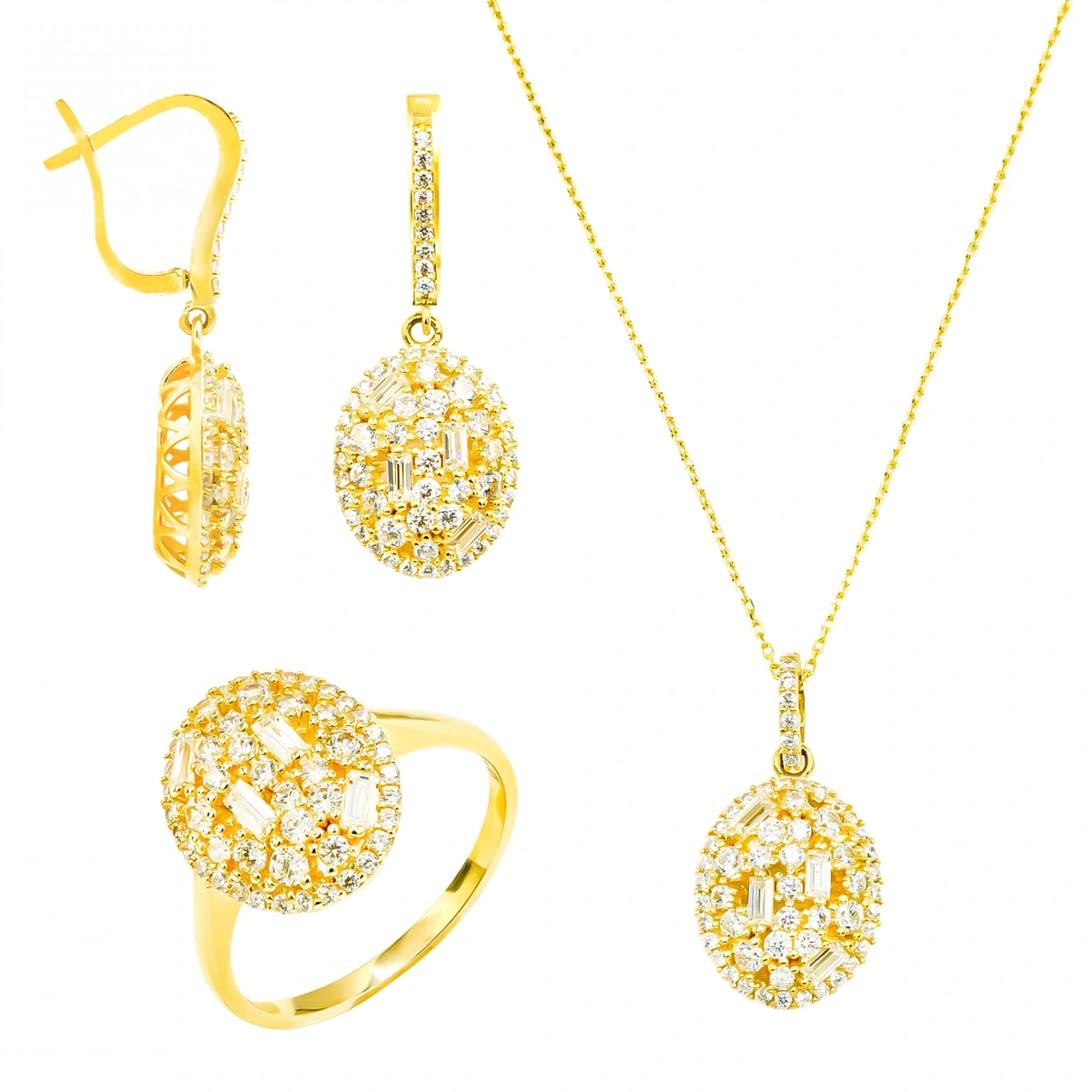 14 Ayar Altın Baget Mini Set