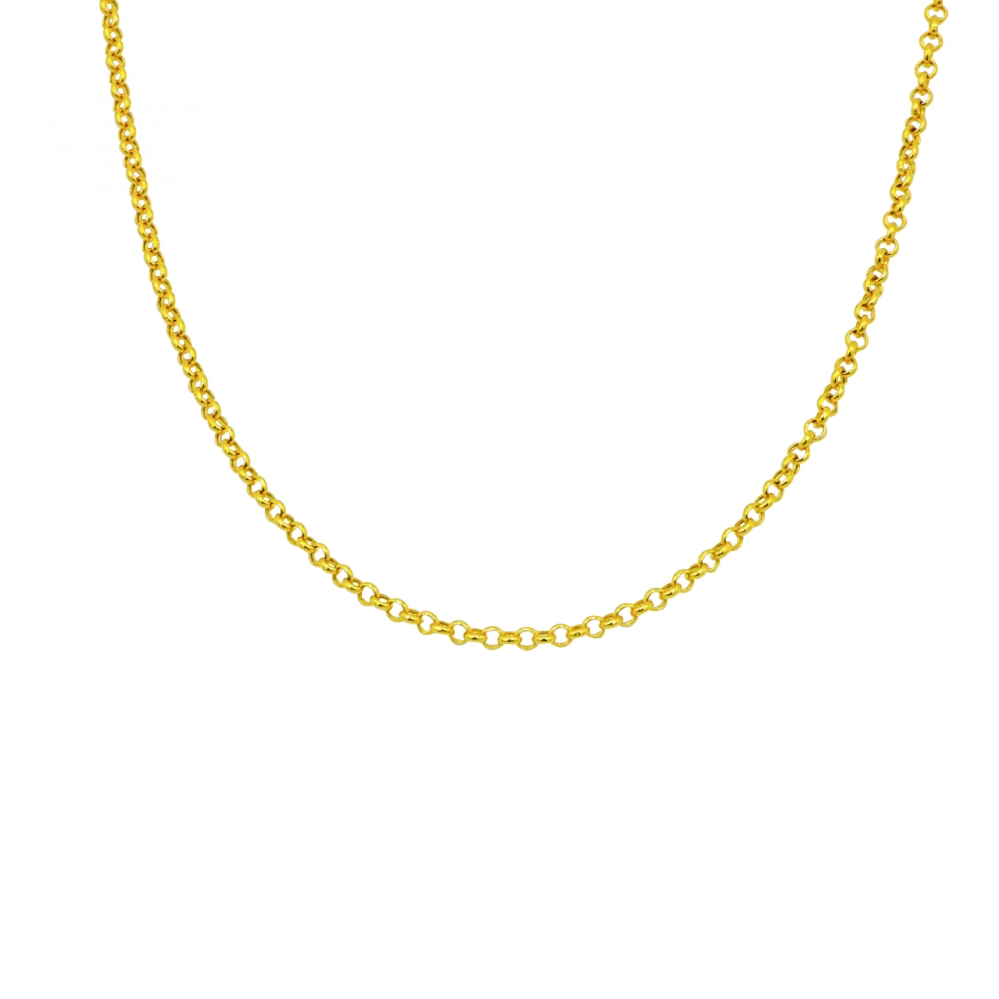 14 Ayar Halka Zincir - 55 Cm.