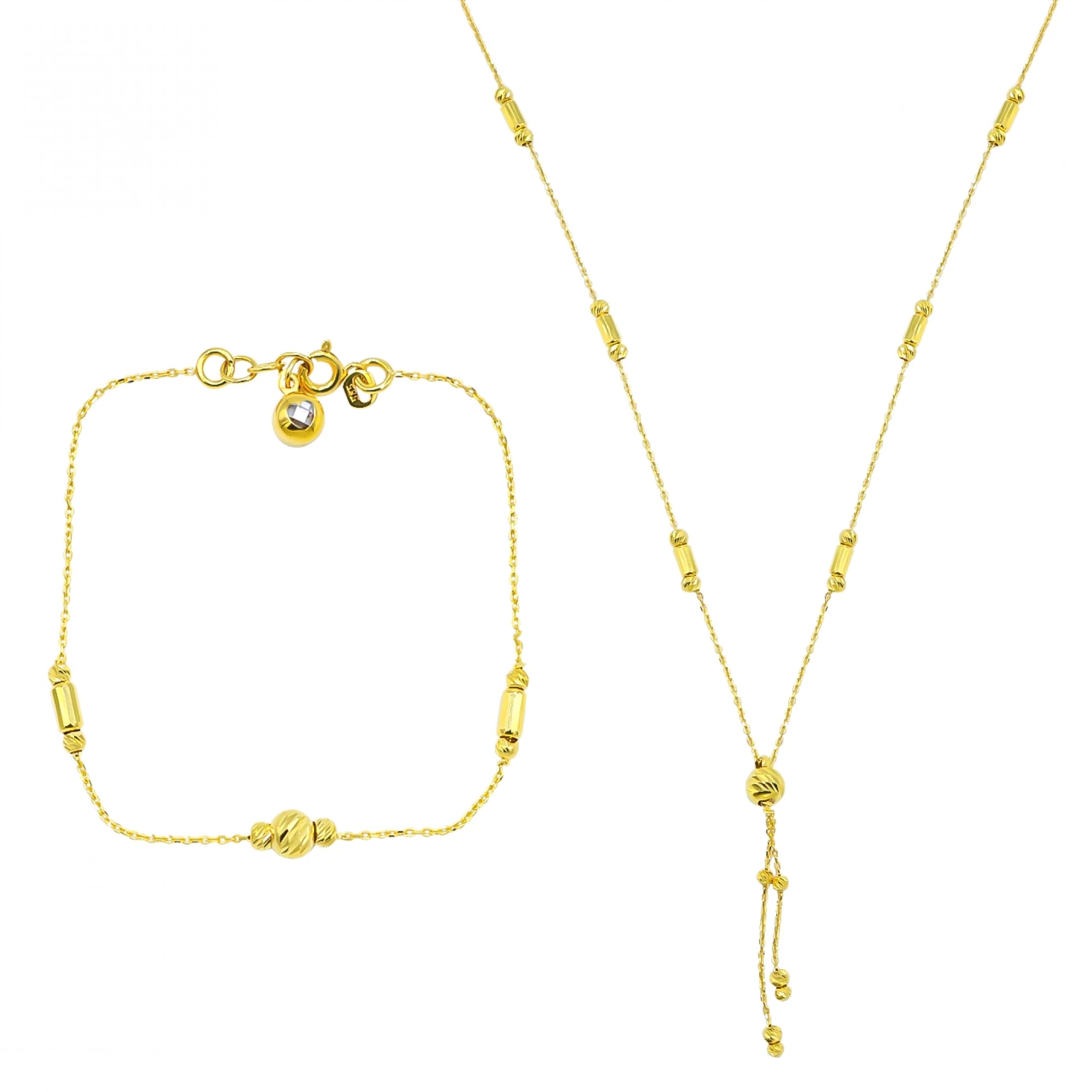 14 Ayar Dorika Altın Mini Set