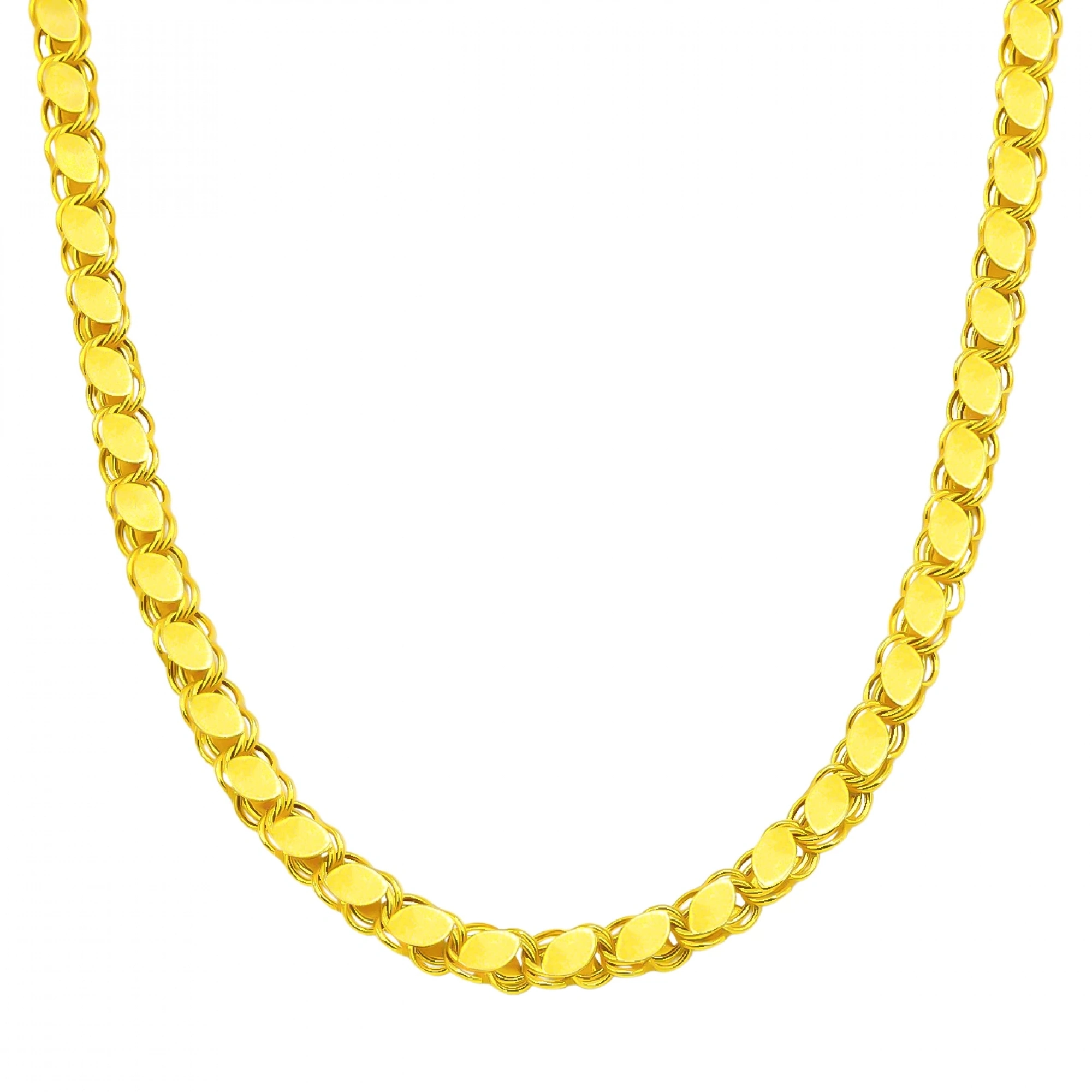 14 Ayar Pullu Zincir - 55 Cm.