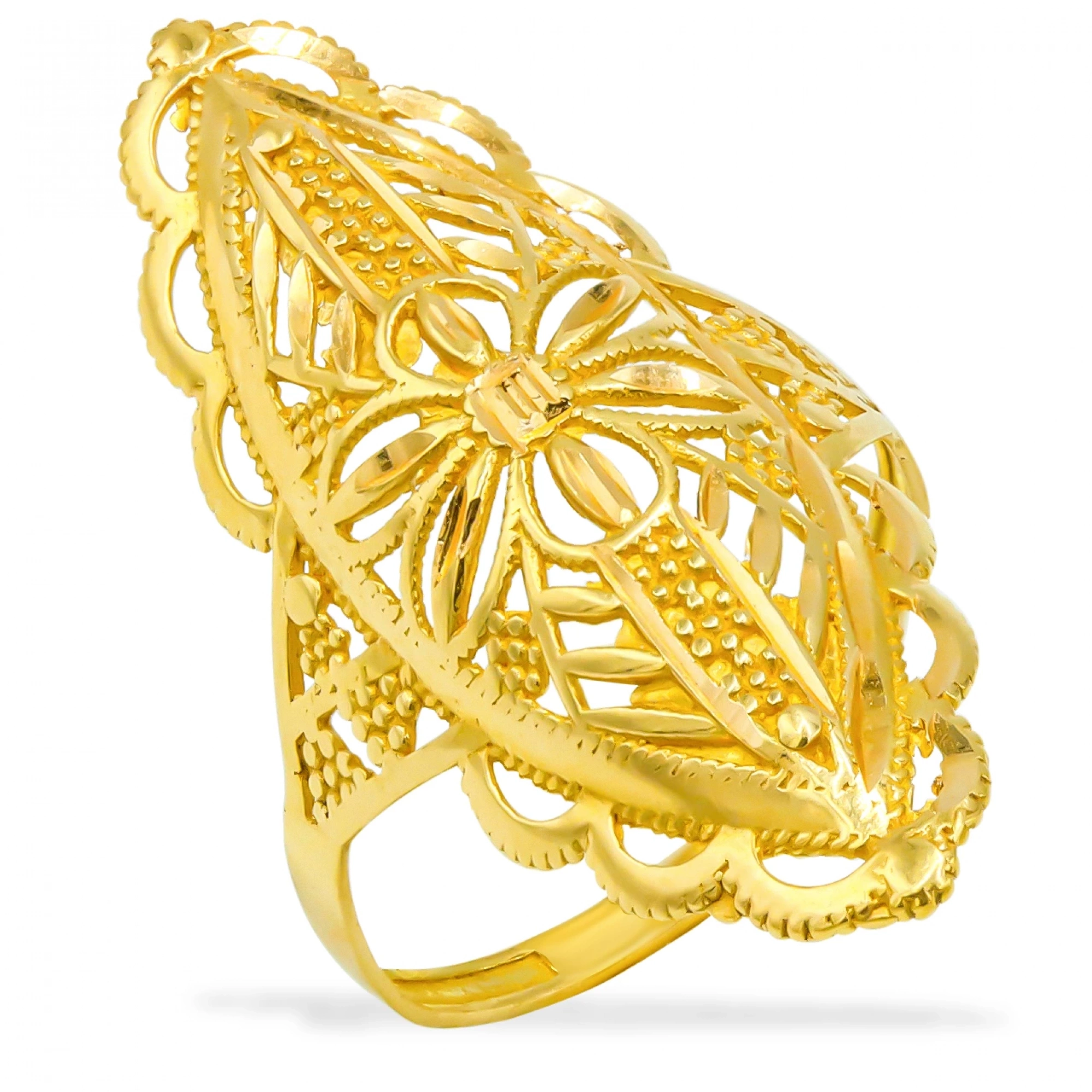 22 Ayar Altın Hint Yüzük