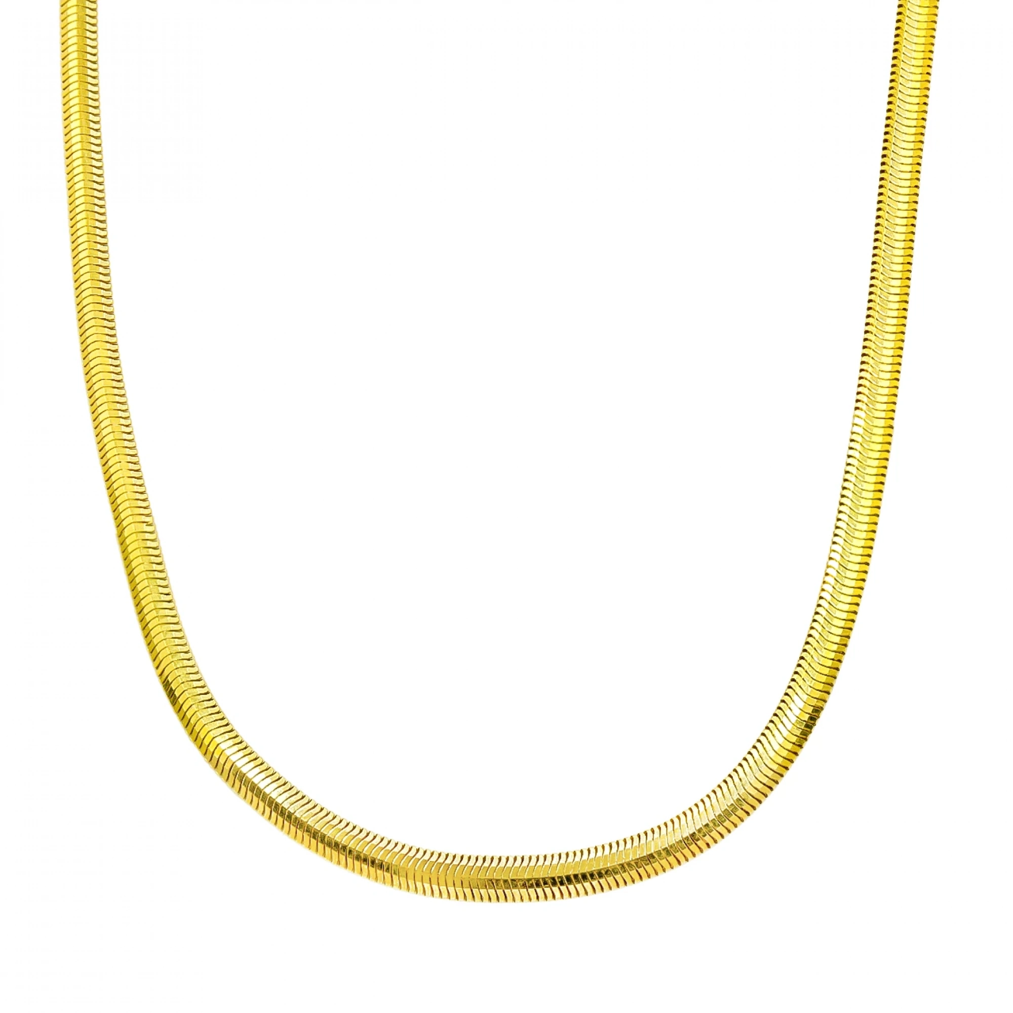 Balık Sırtı 22 Ayar Zincir - 55 CM