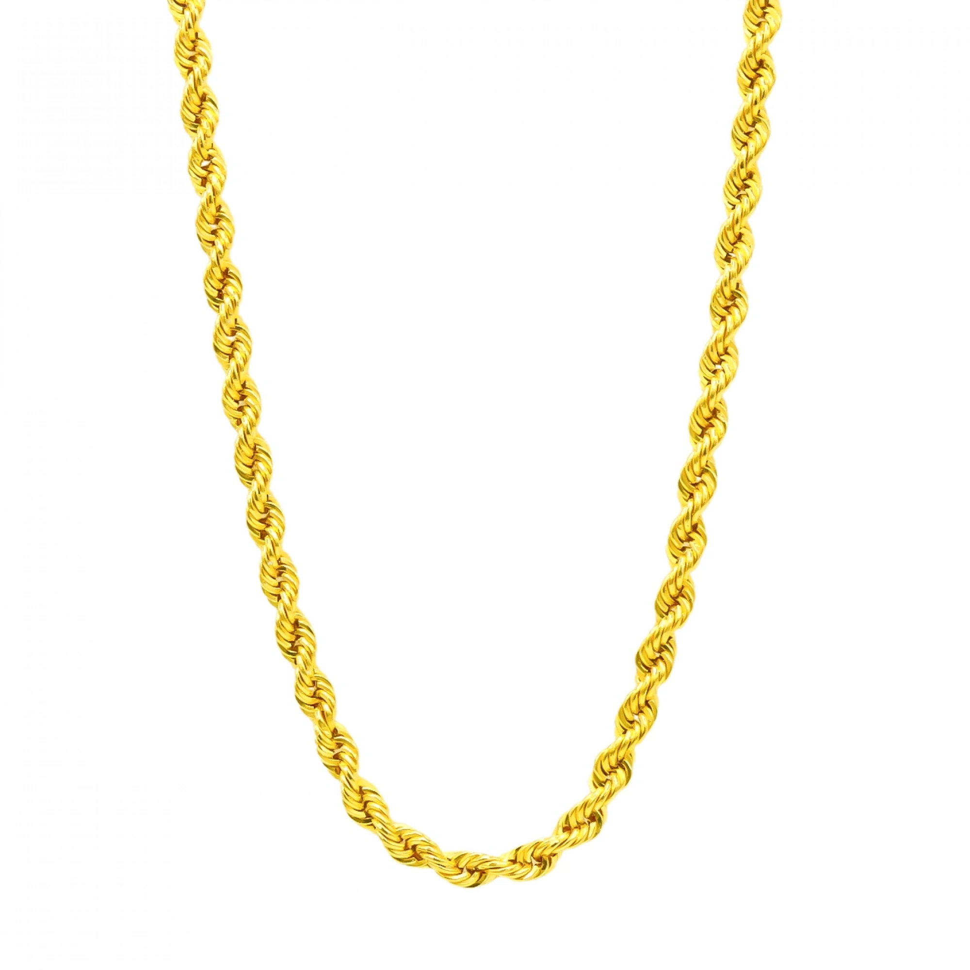 22 Ayar Burgu Zincir - 55 Cm.