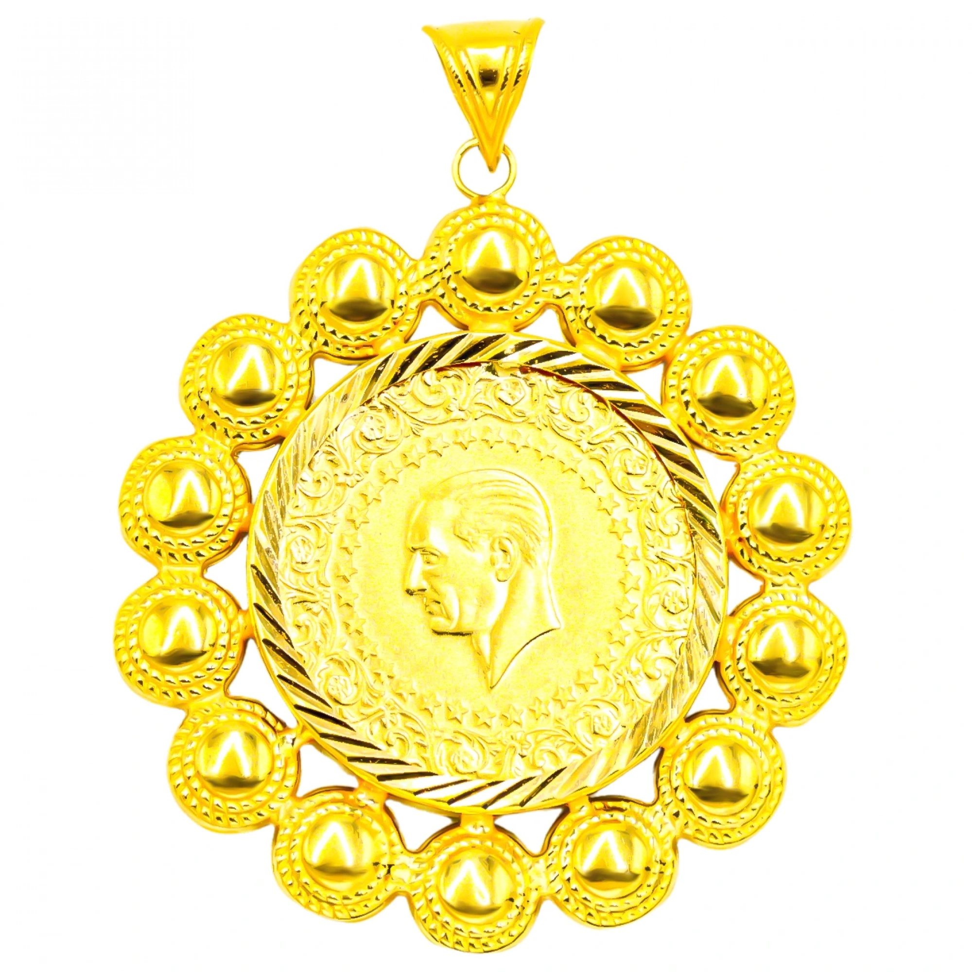 22 Ayar Tam Altın Çerçeve