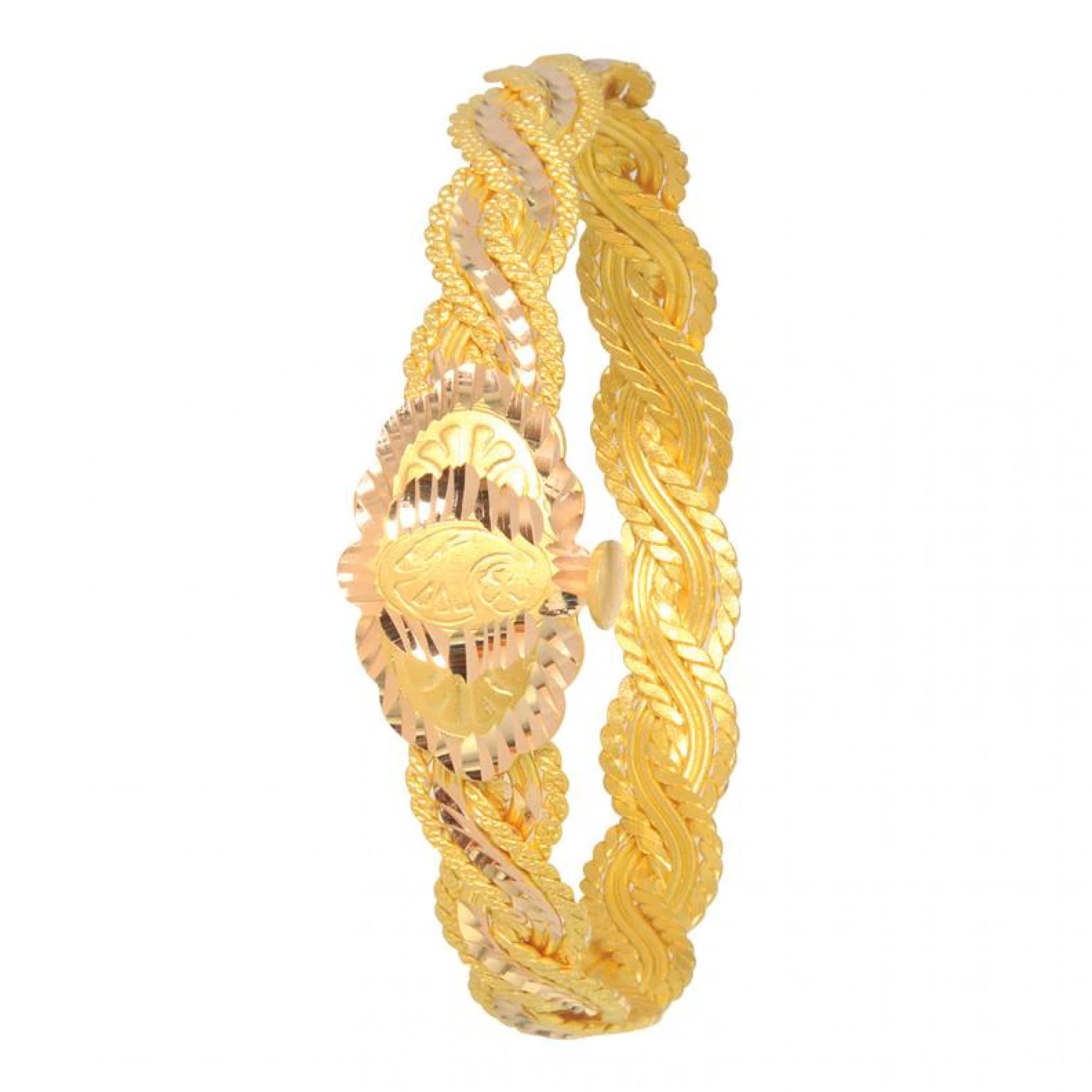 22 Ayar Tokalı Örgü Bilezik (1 Cm Genişlik 35 Gram)