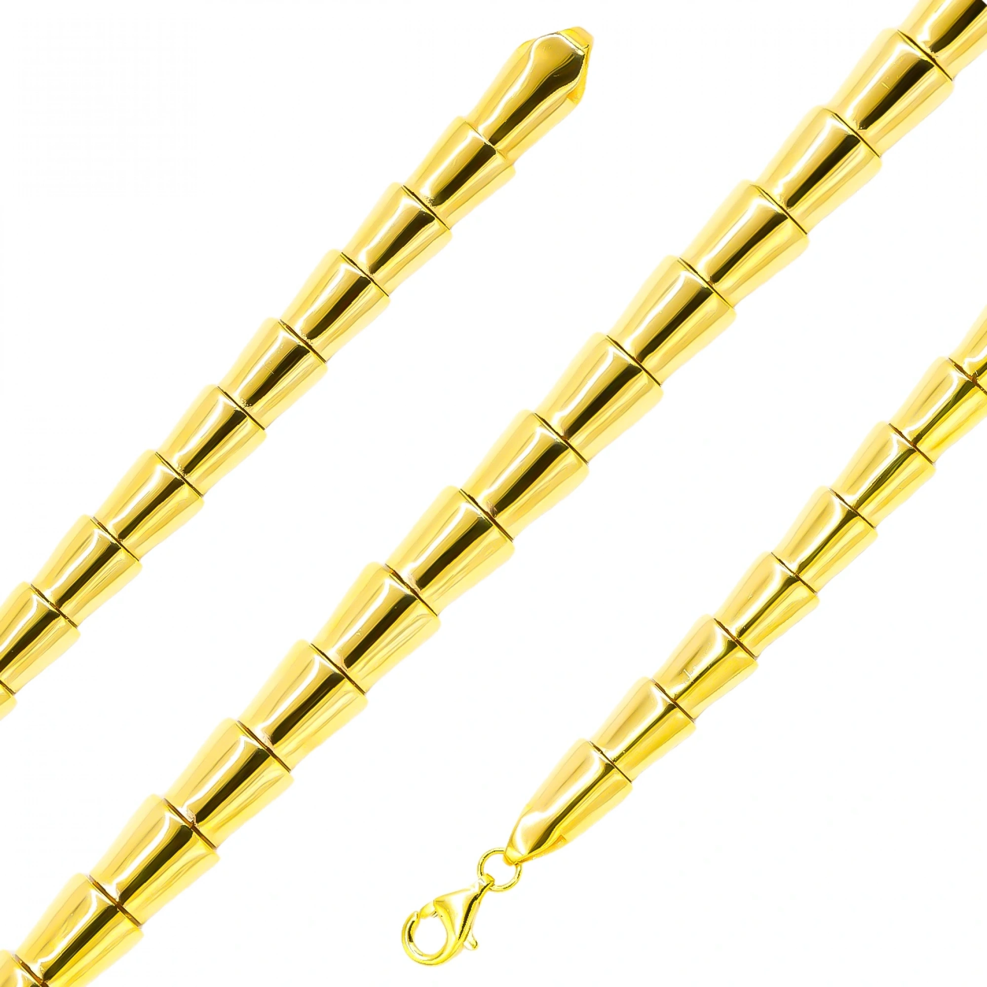 Silindir Kesim 14 Ayar Altın Bileklik