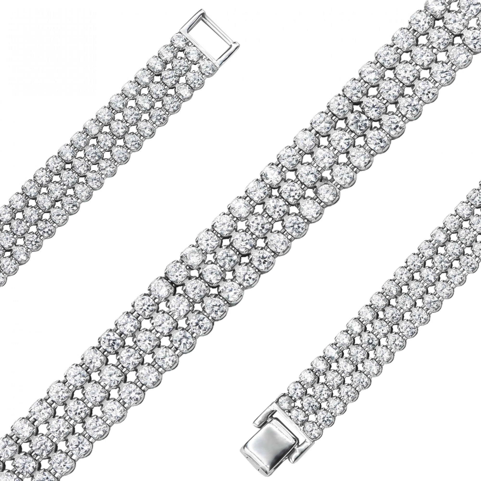 3 Sıralı Su Yolu 8 Ayar Altın Bileklik