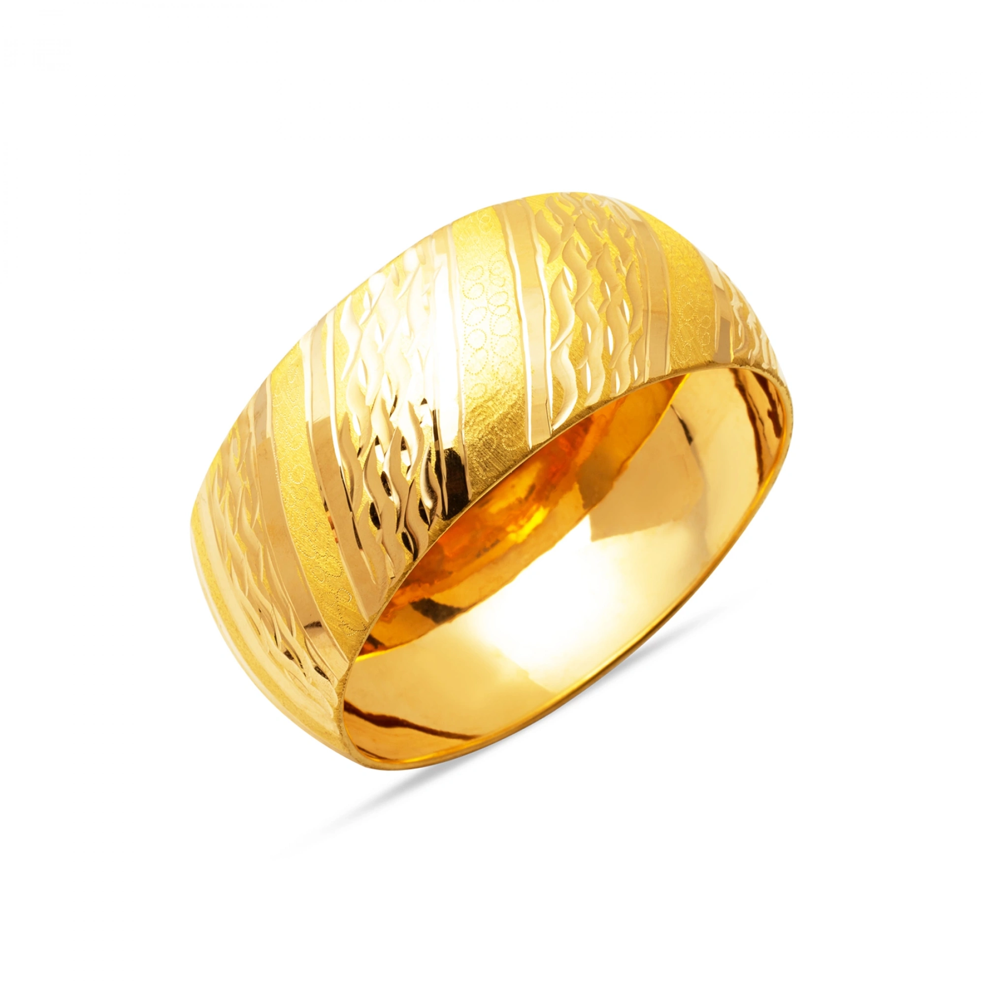 22 Ayar Altın Bilezik (3 Cm Genişlik 30 Gram)