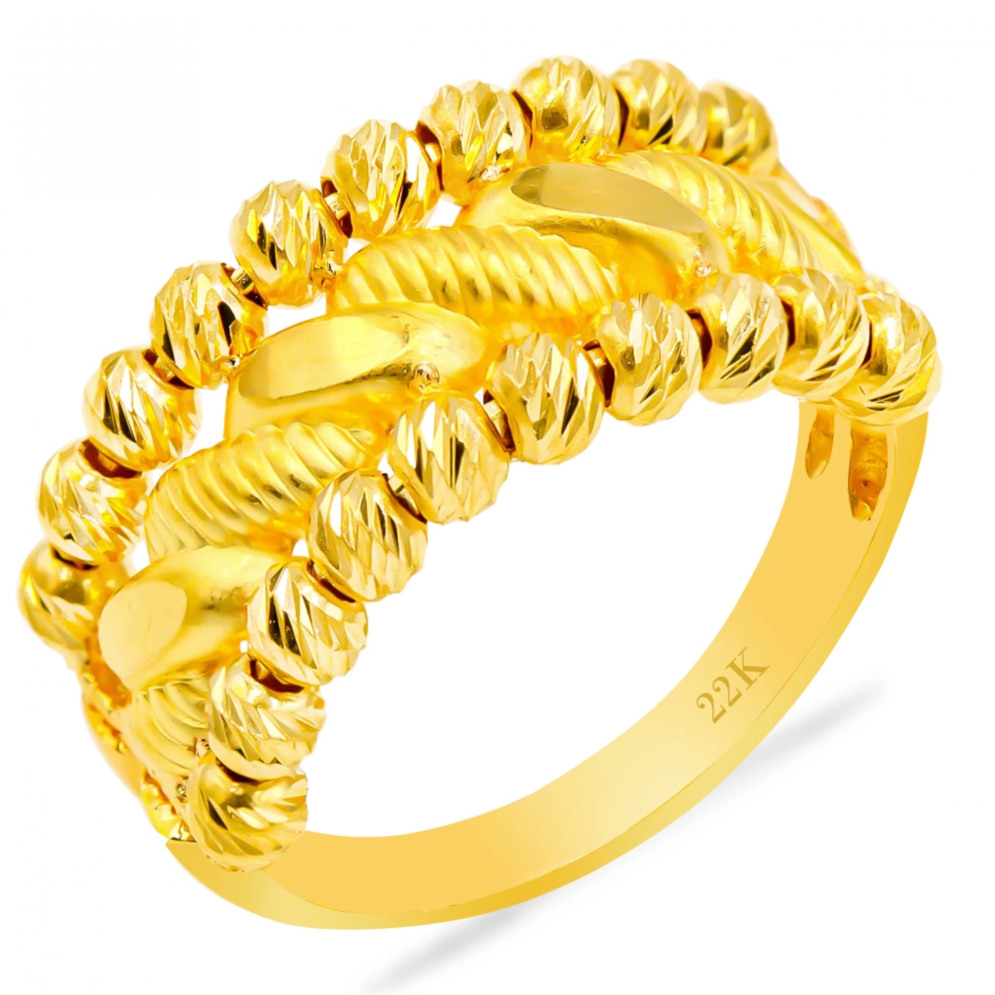 22 Ayar Dorika Altın Yüzük