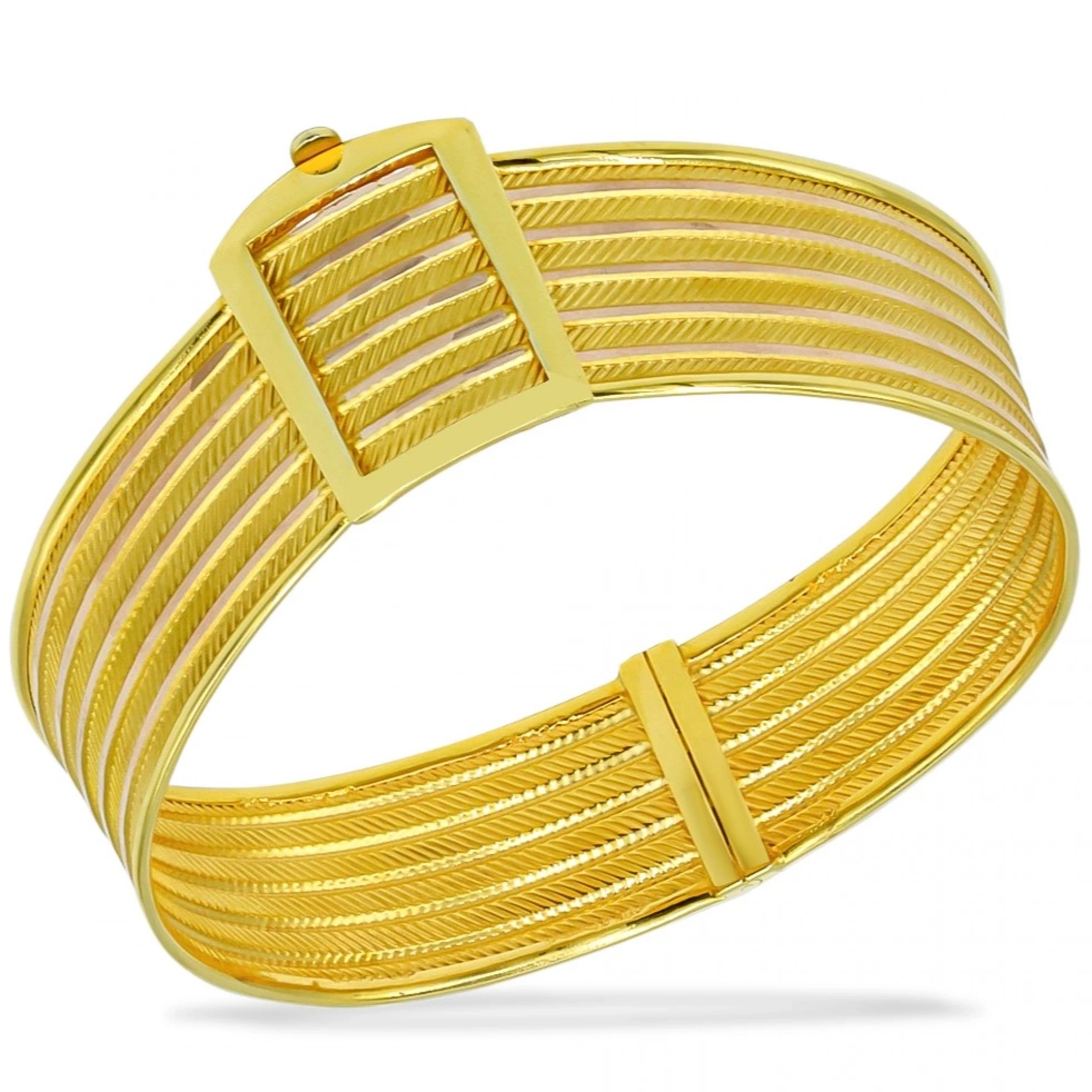 6 Sıra Trabzon Hasır 8 Ayar Kelepçe Bilezik