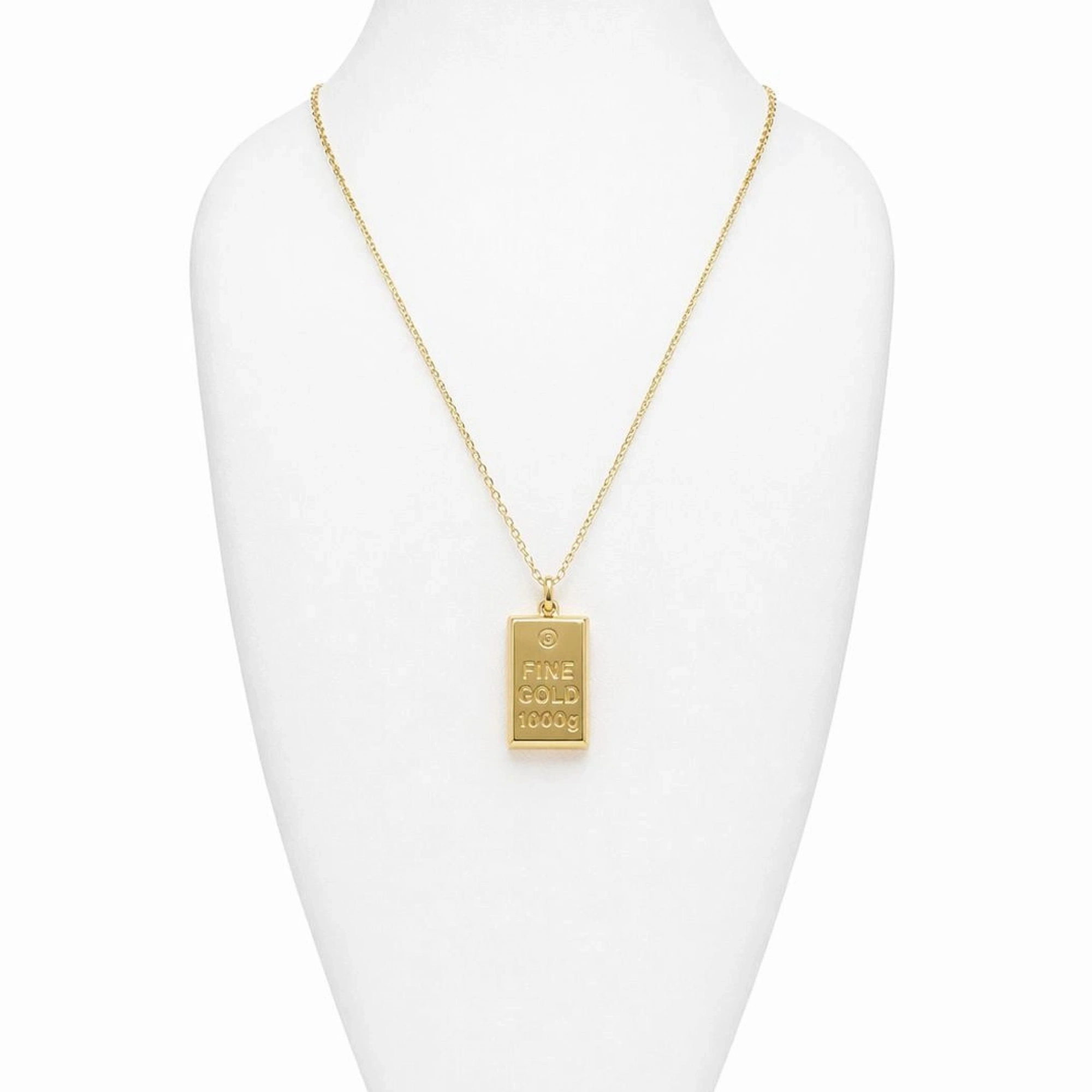 Külçe 14 Ayar Altın Kolye