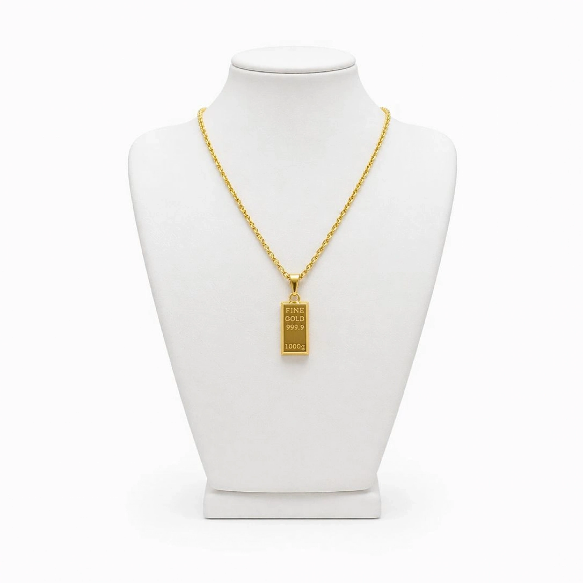 Külçe 22 Ayar Altın Kolye Ucu