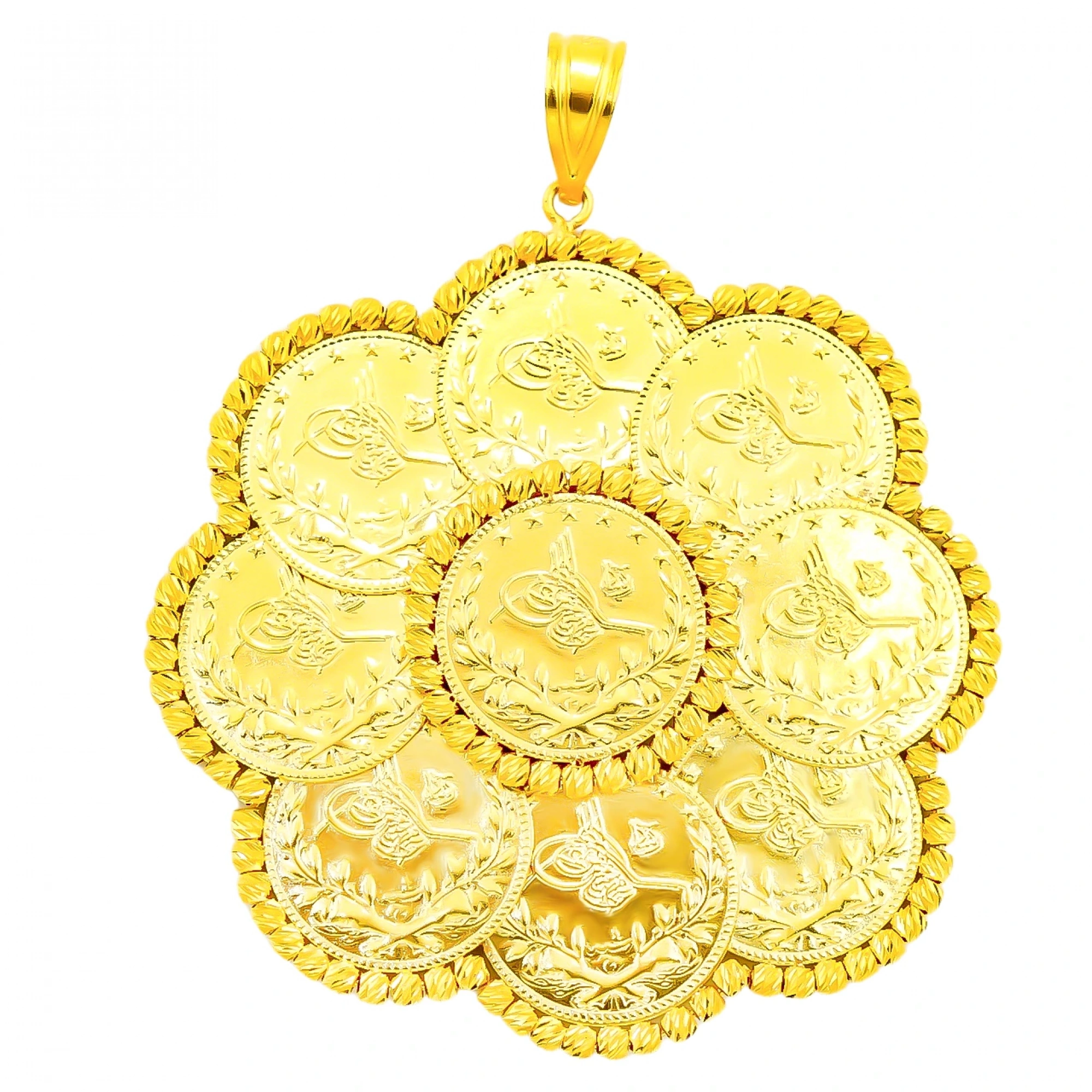 9 Reşatlı 14 Ayar Altın Kolye Ucu