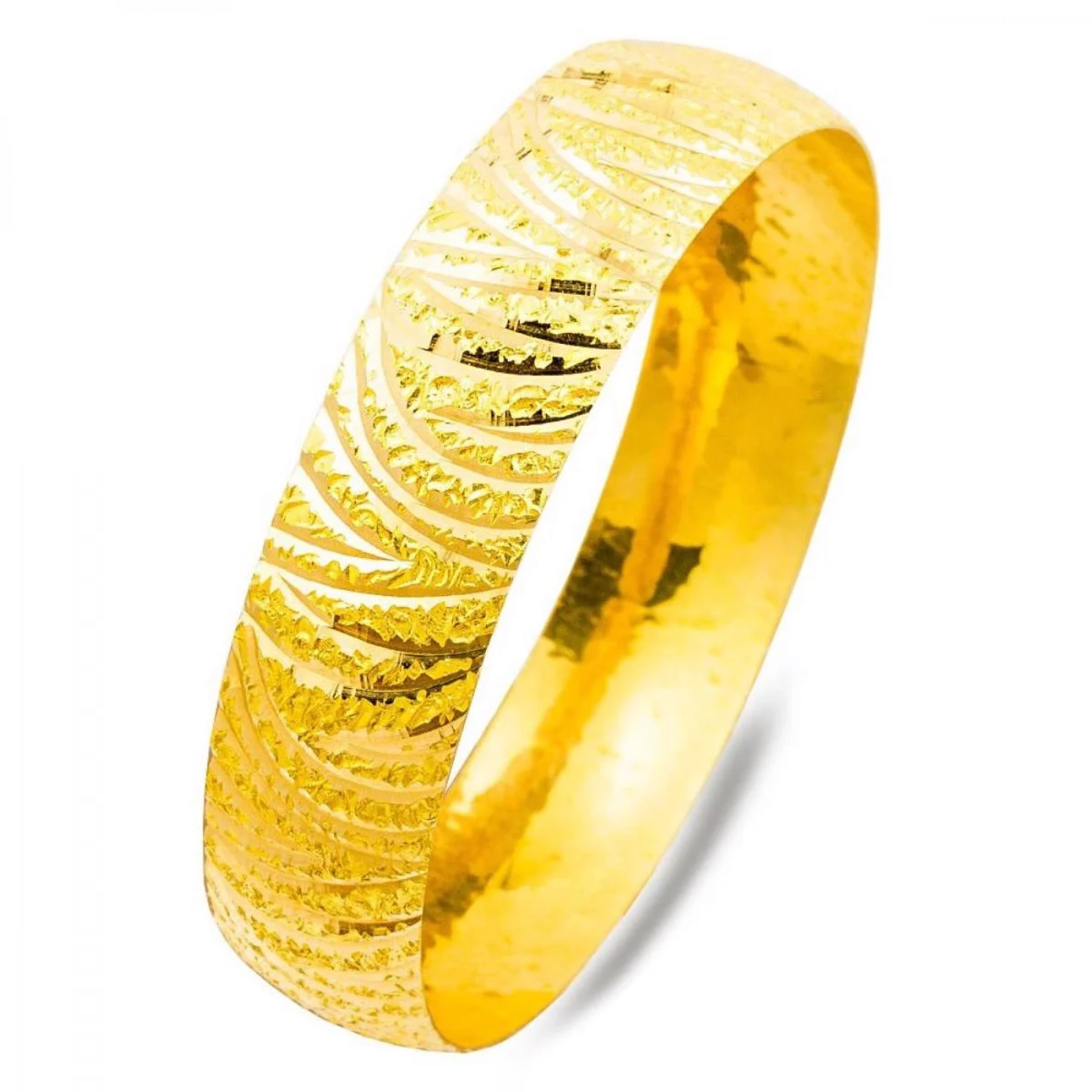Ağaç Kabuğu 22 Ayar Altın Bilezik (20 Gram)