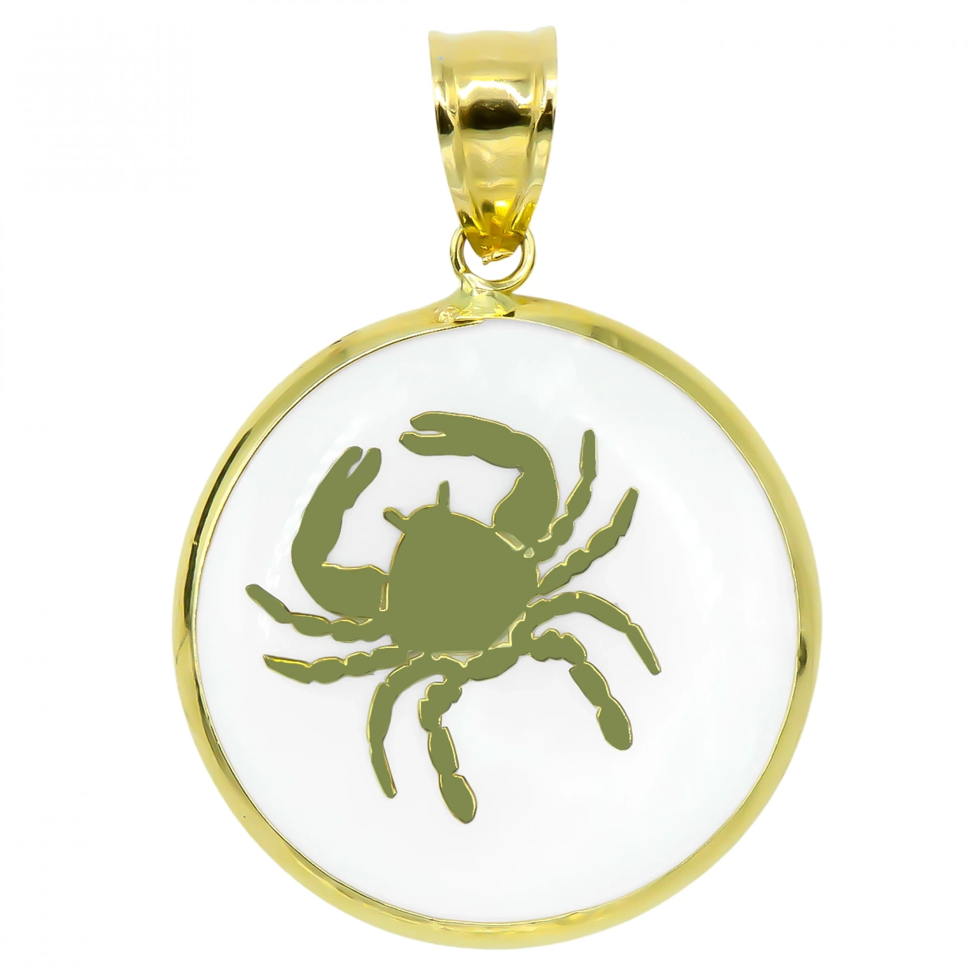 Yengeç Burcu 14 Ayar Altın Kolye Ucu