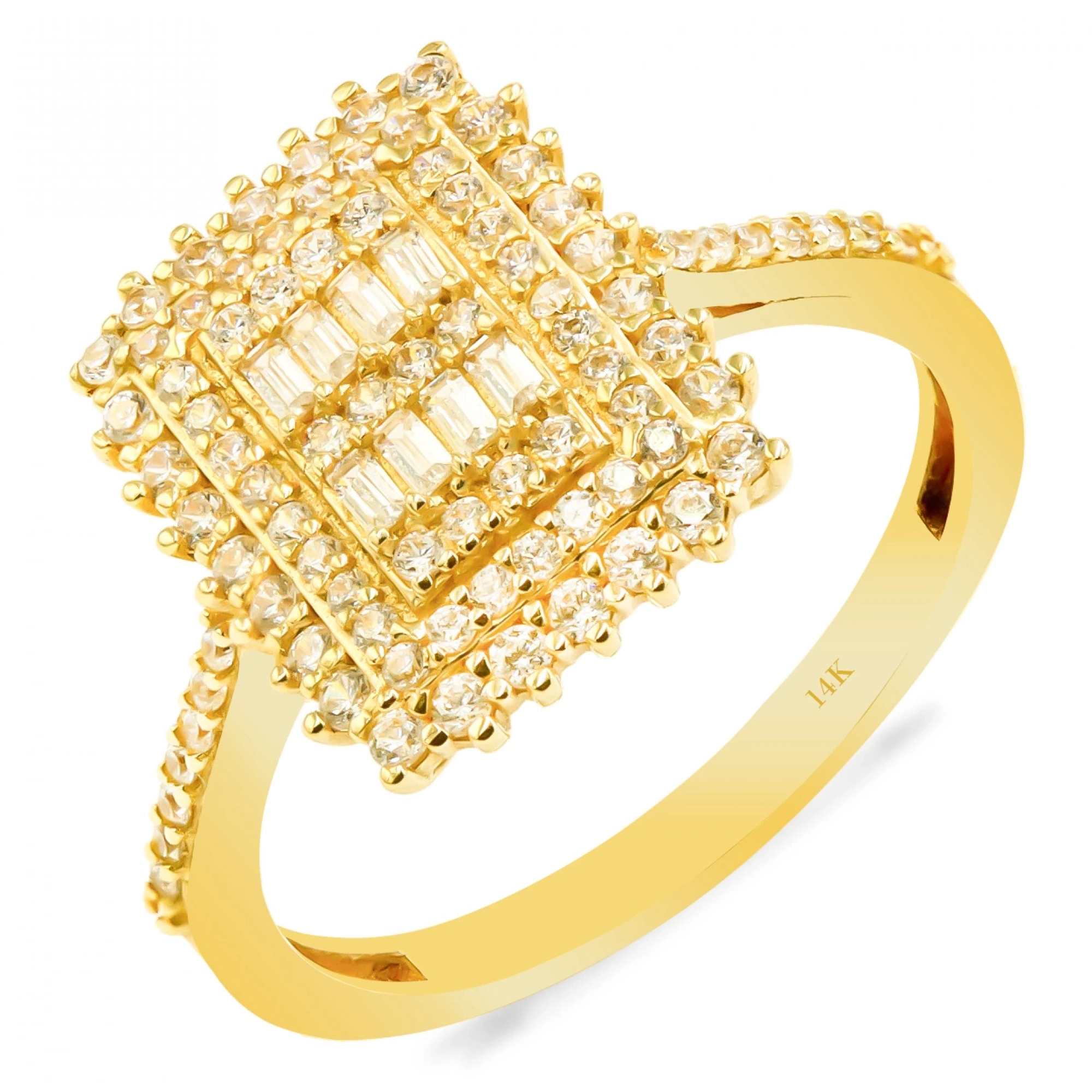 Baget 14 Ayar Altın Yüzük