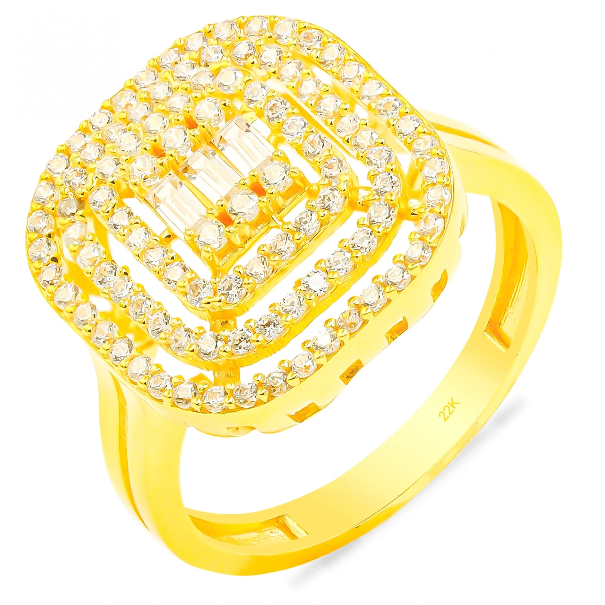 Mega Baget 22 Ayar Altın Yüzük