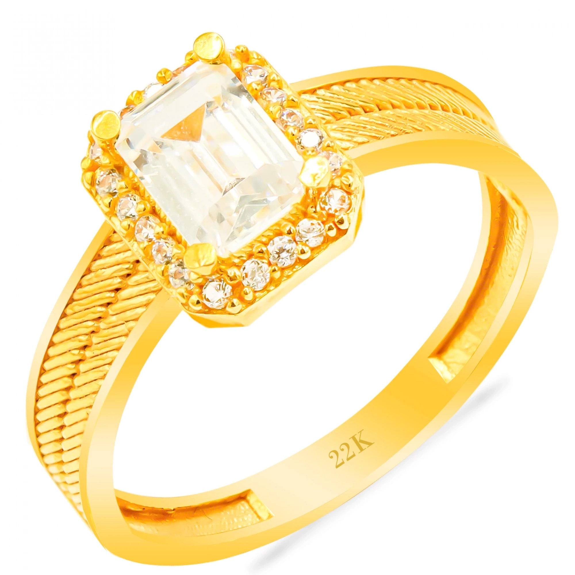 Baget 22 Ayar Altın Yüzük