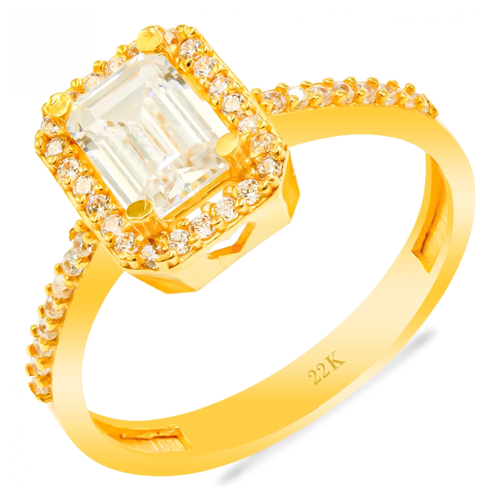 Baget 22 Ayar Altın Yüzük