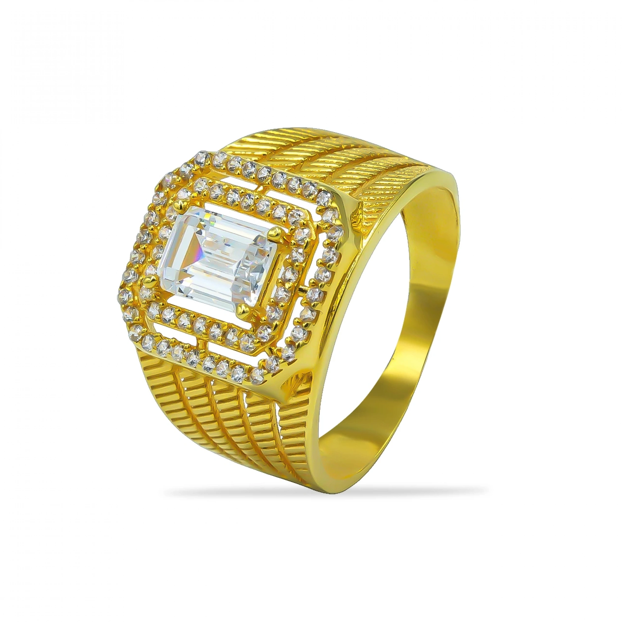 Baget Hasır 8 Ayar Altın Yüzük