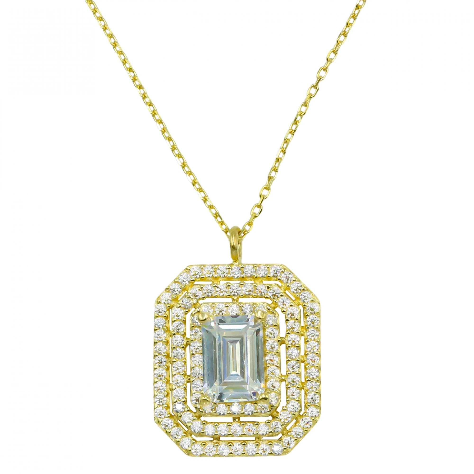 Baget Model 8 Ayar Altın Kolye