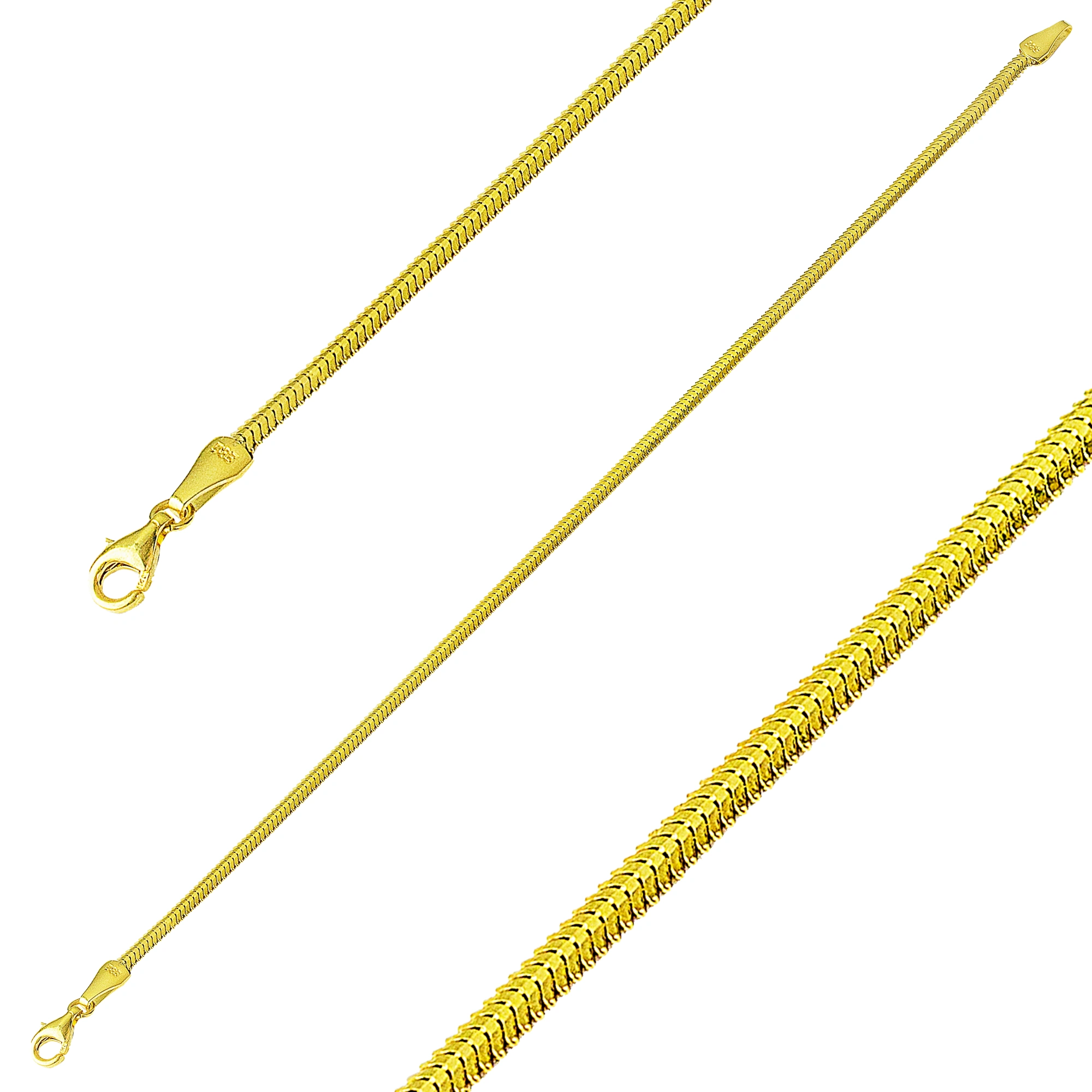 Balık Sırtı 14 Ayar Bileklik