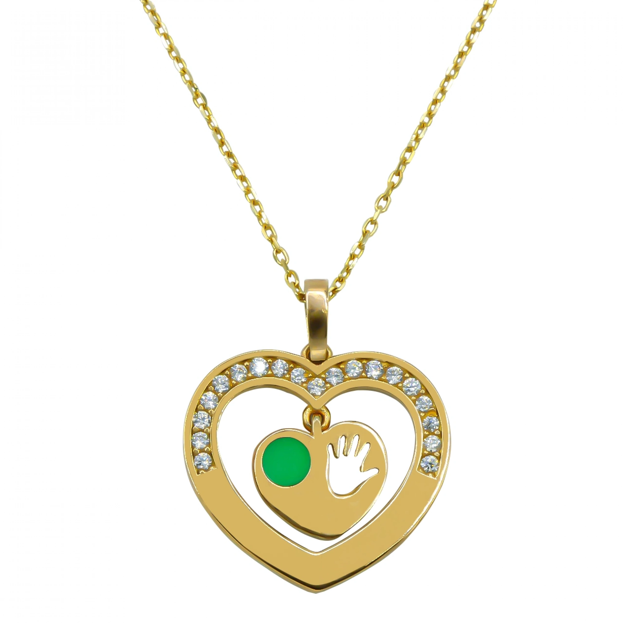 Bebek Eli 8 Ayar Altın Kolye