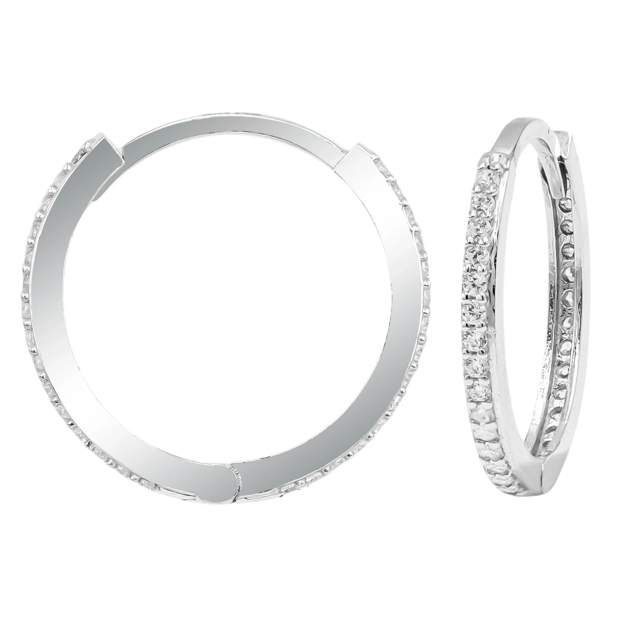 Tam Tur 14 Ayar Halka Altın Küpe