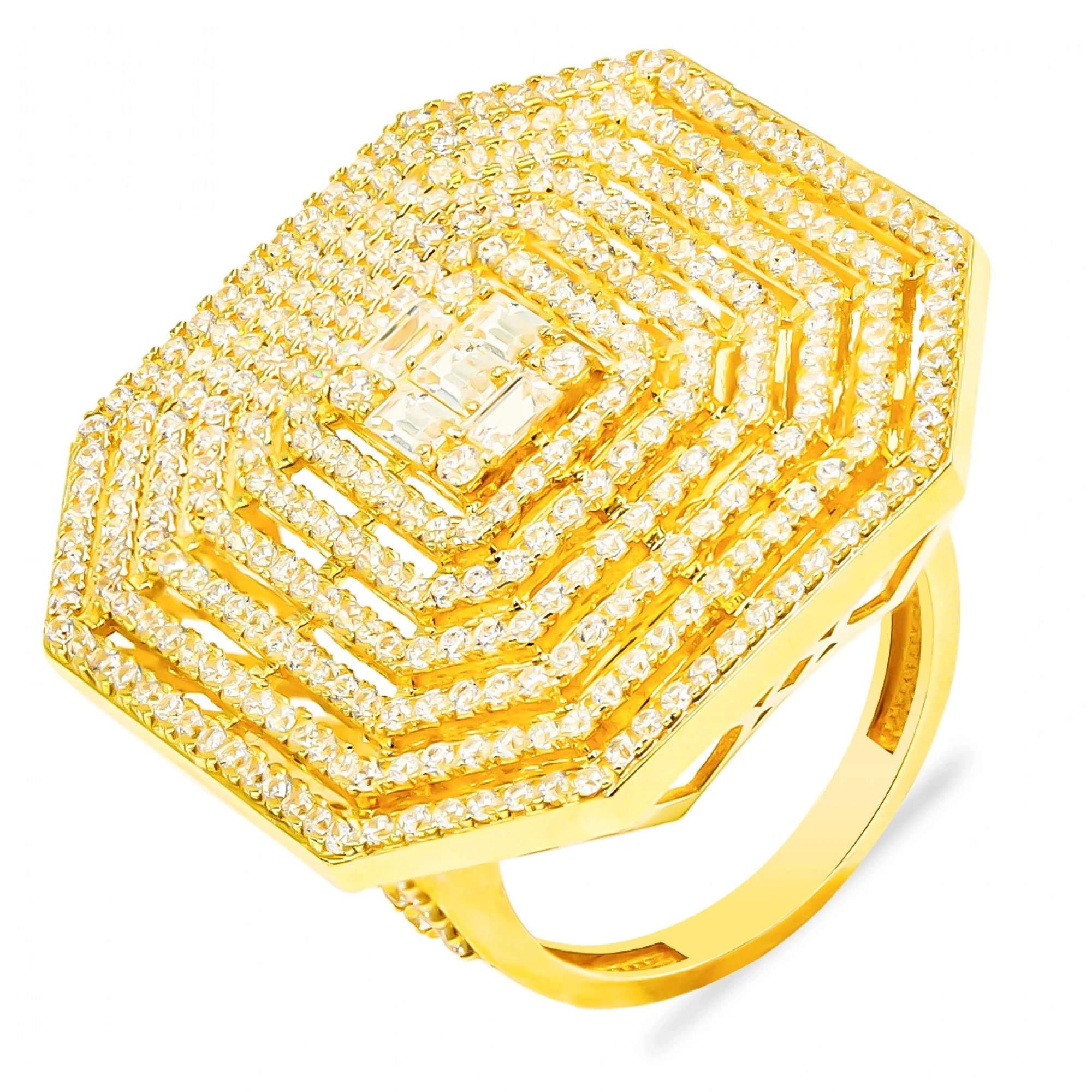 Büyük Baget 14 Ayar Altın Yüzük