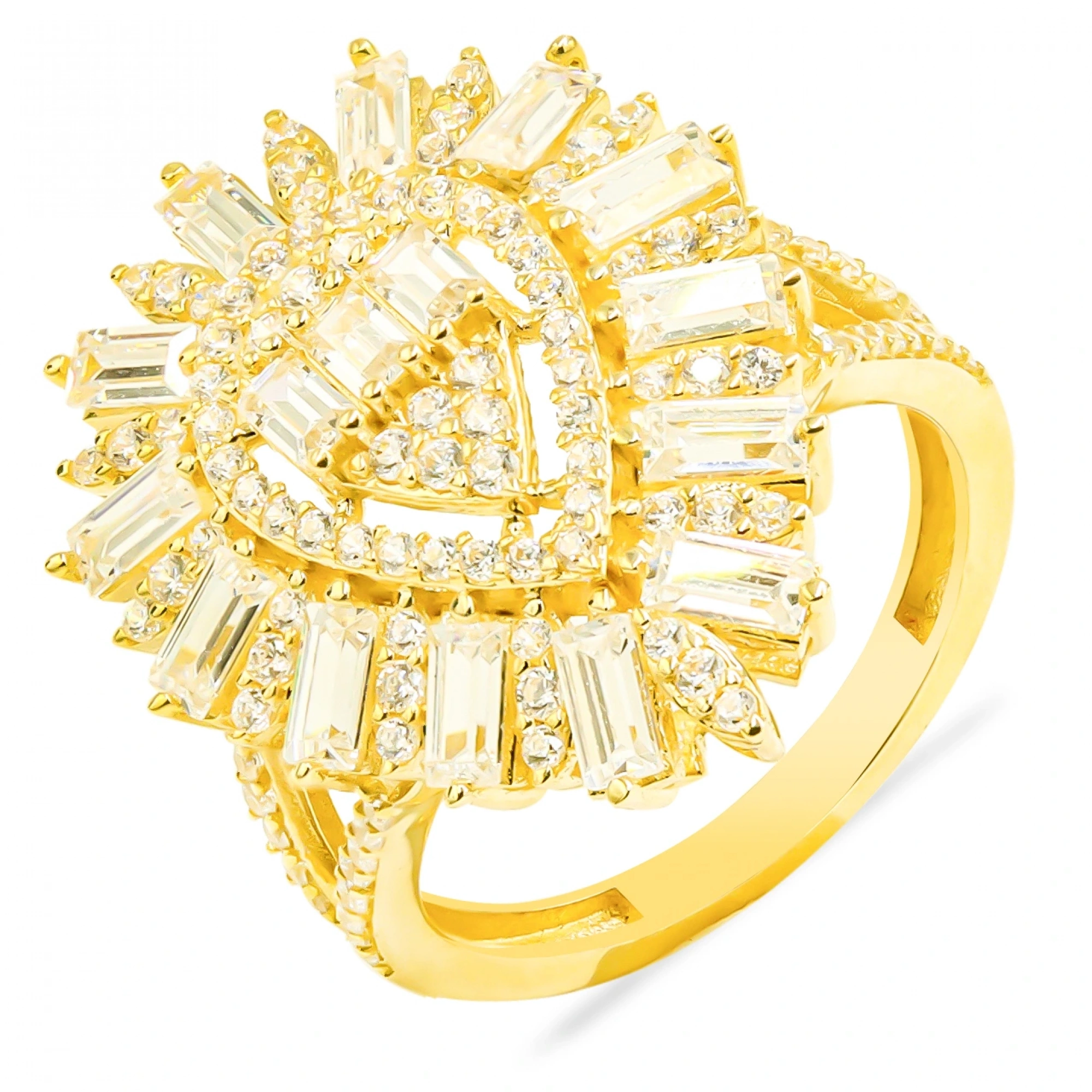 Büyük Baget 14 Ayar Altın Yüzük