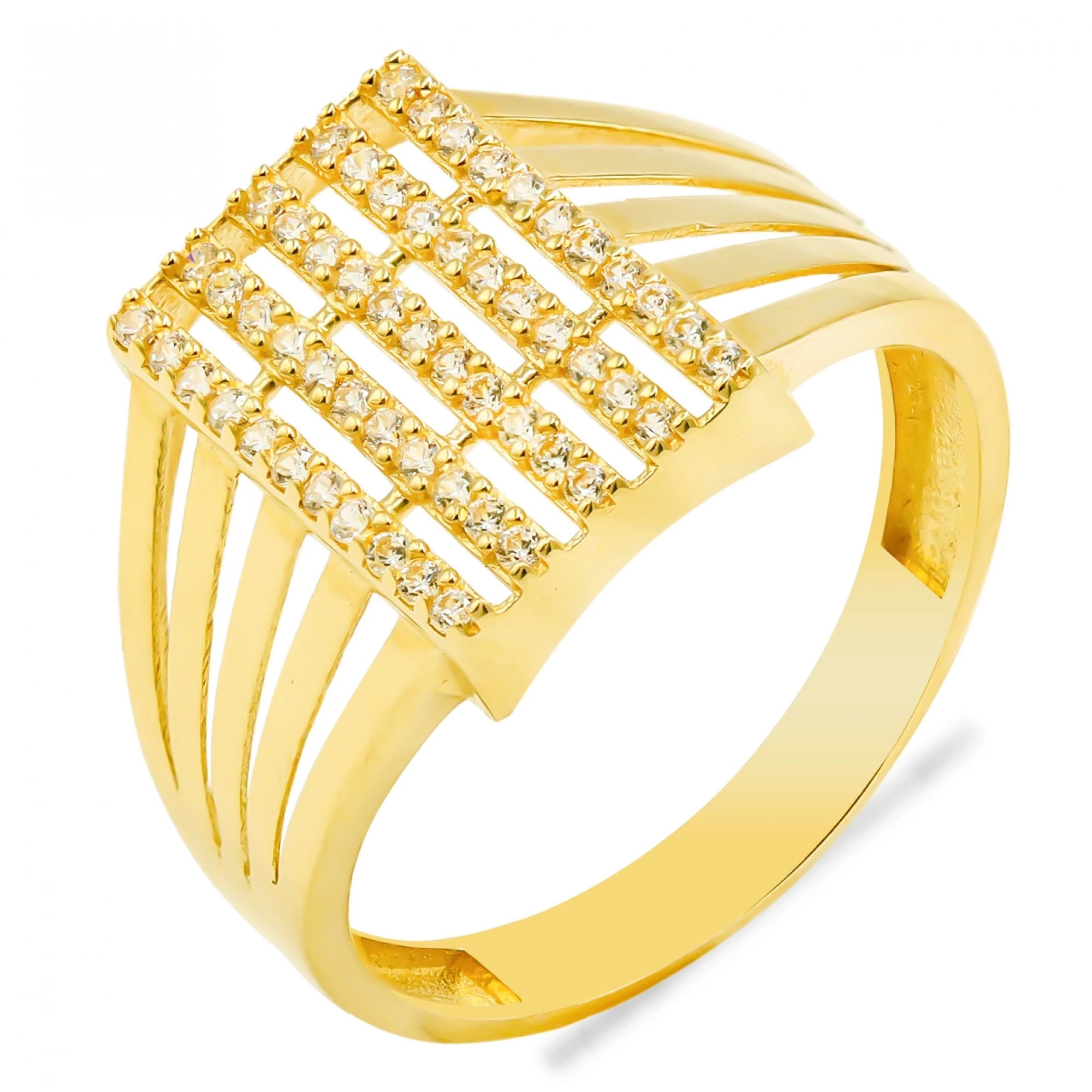 Baget Fantezi 14 Ayar Altın Yüzük