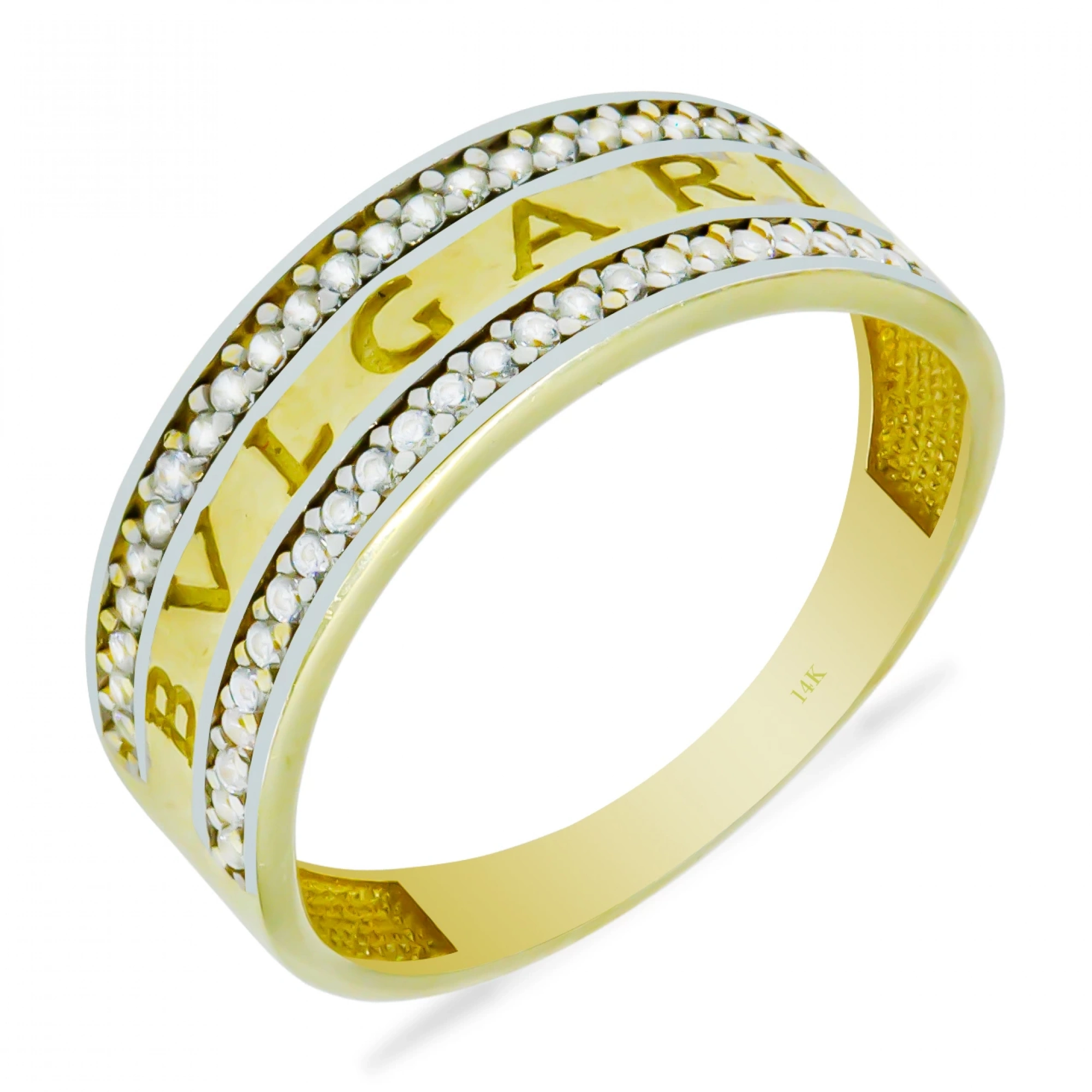 Bvlgarii 14 Ayar Altın Yüzük