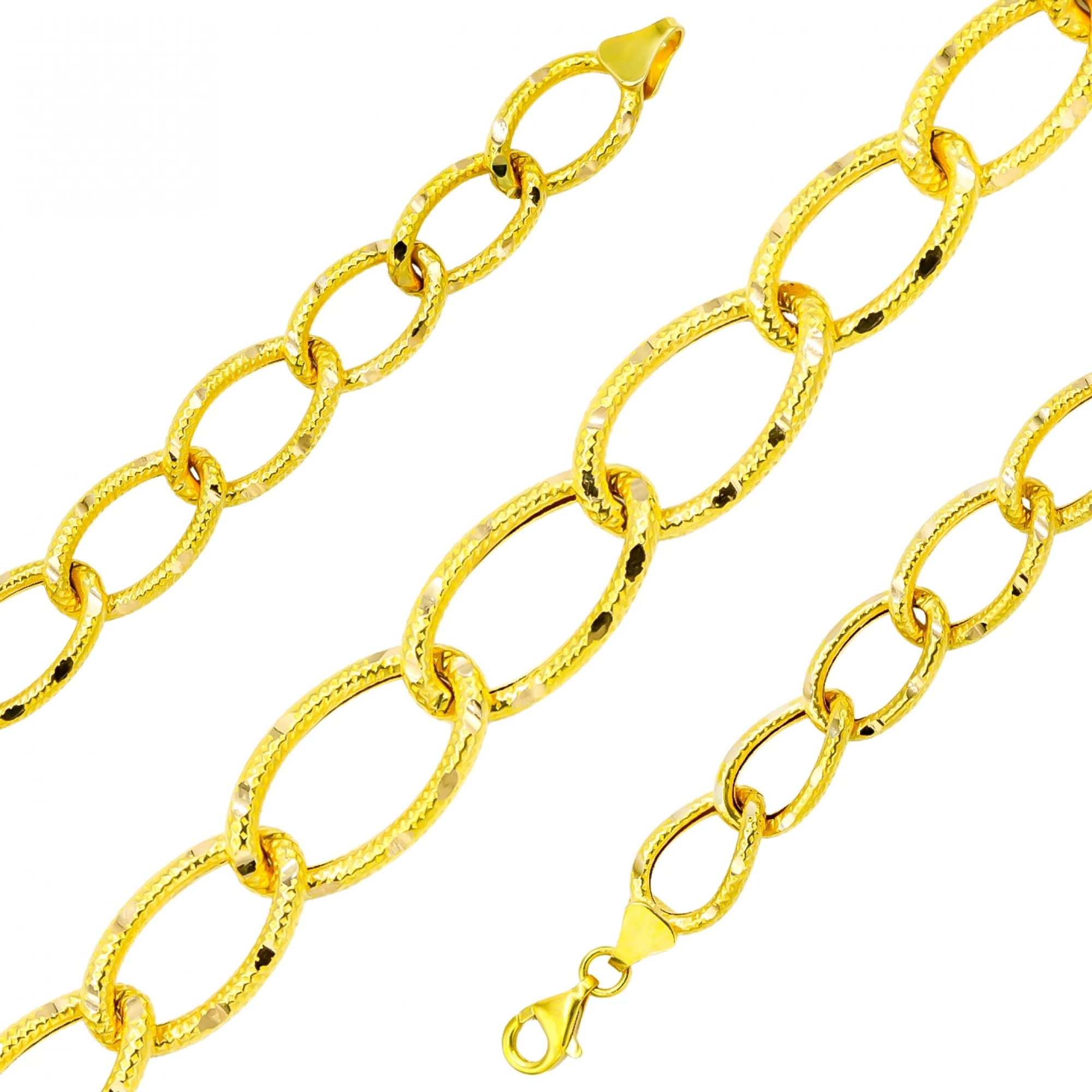 Halka 22 Ayar Altın Bileklik