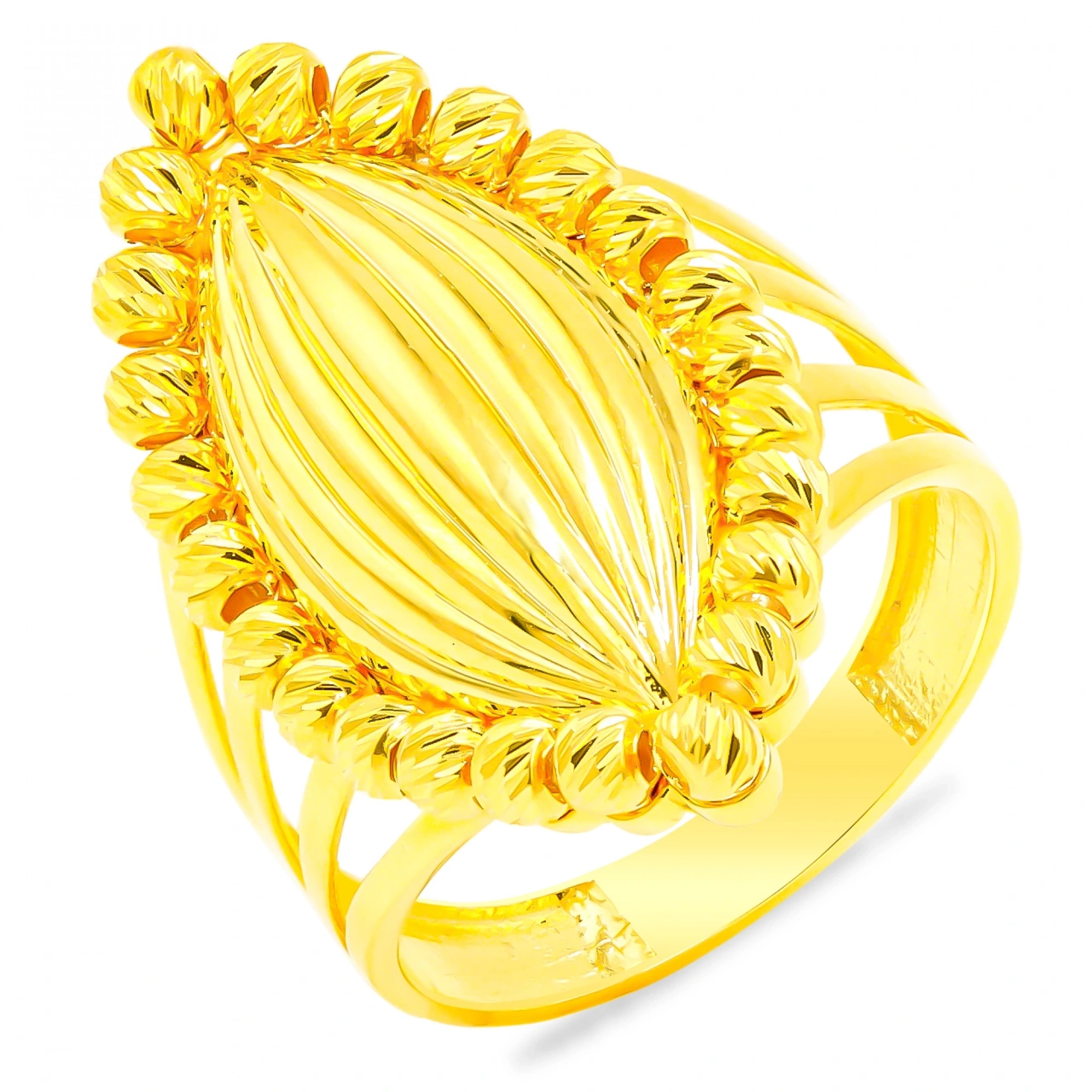 Dorika Hint 14 Ayar Altın Yüzük