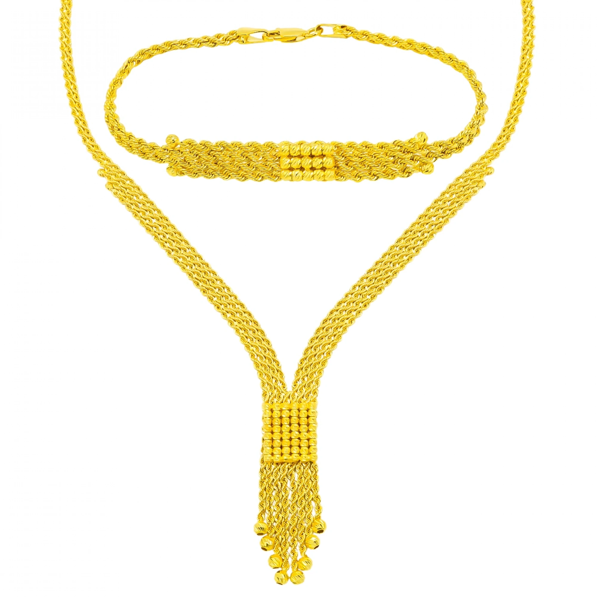 Dorika Örgü Model 8 Ayar Altın Set