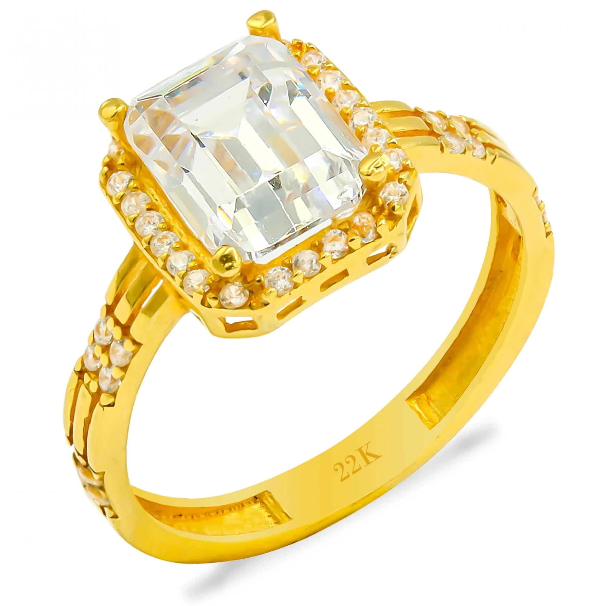 Baget 22 Ayar Altın Yüzük